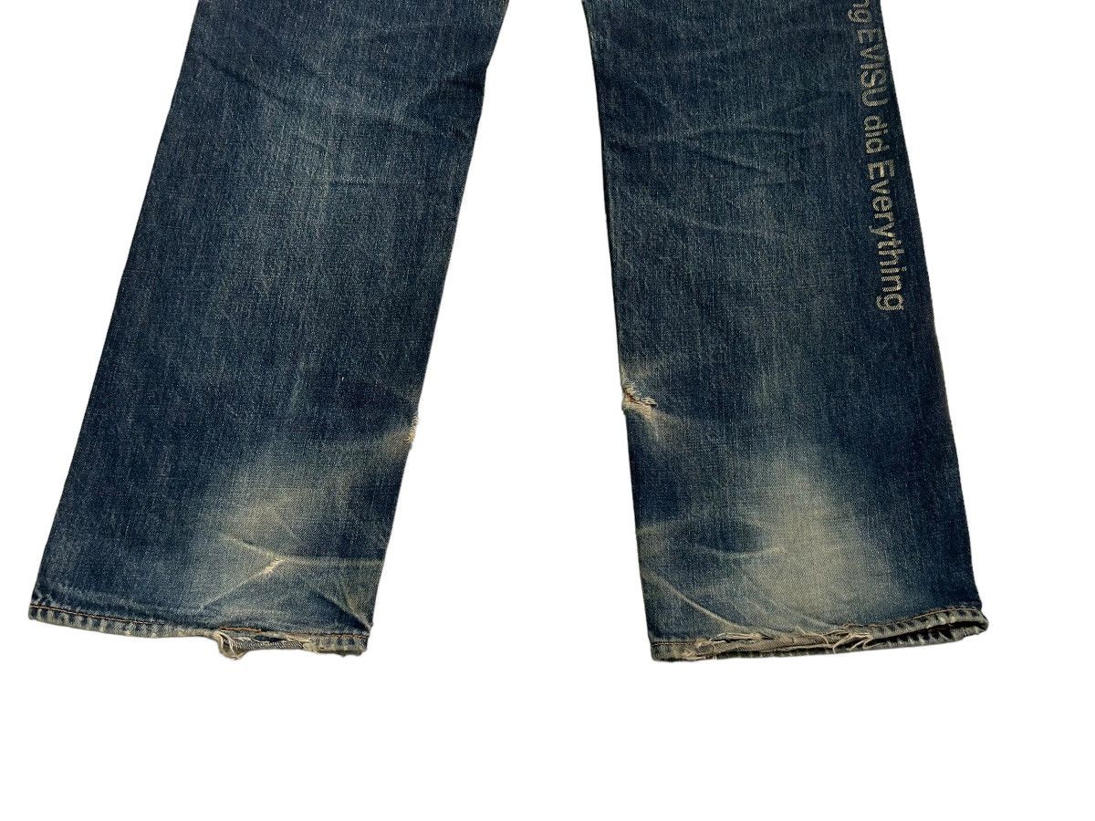 Evisu × Japanese Brand Vtg Evisu Selvedge disteressed denim☠️🎌 Size US 30 / EU 46 - 20 Thumbnail