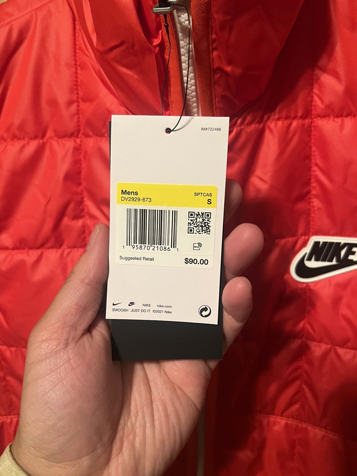 Nike Nike Sportswear Synthetic Down Vest Gilet Size M Size US S / EU 44-46 / 1 - 3 Thumbnail