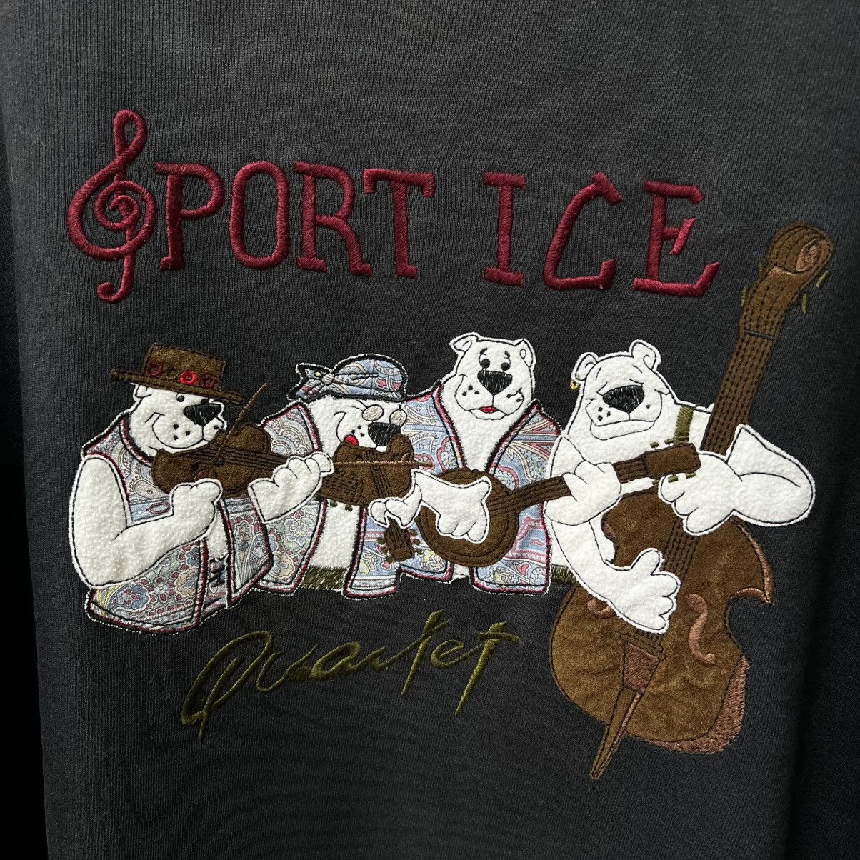 Iceberg × Vintage Vintage 90s Sport Ice by Iceberg Sweatshirt Size US XL / EU 56 / 4 - 4 Thumbnail