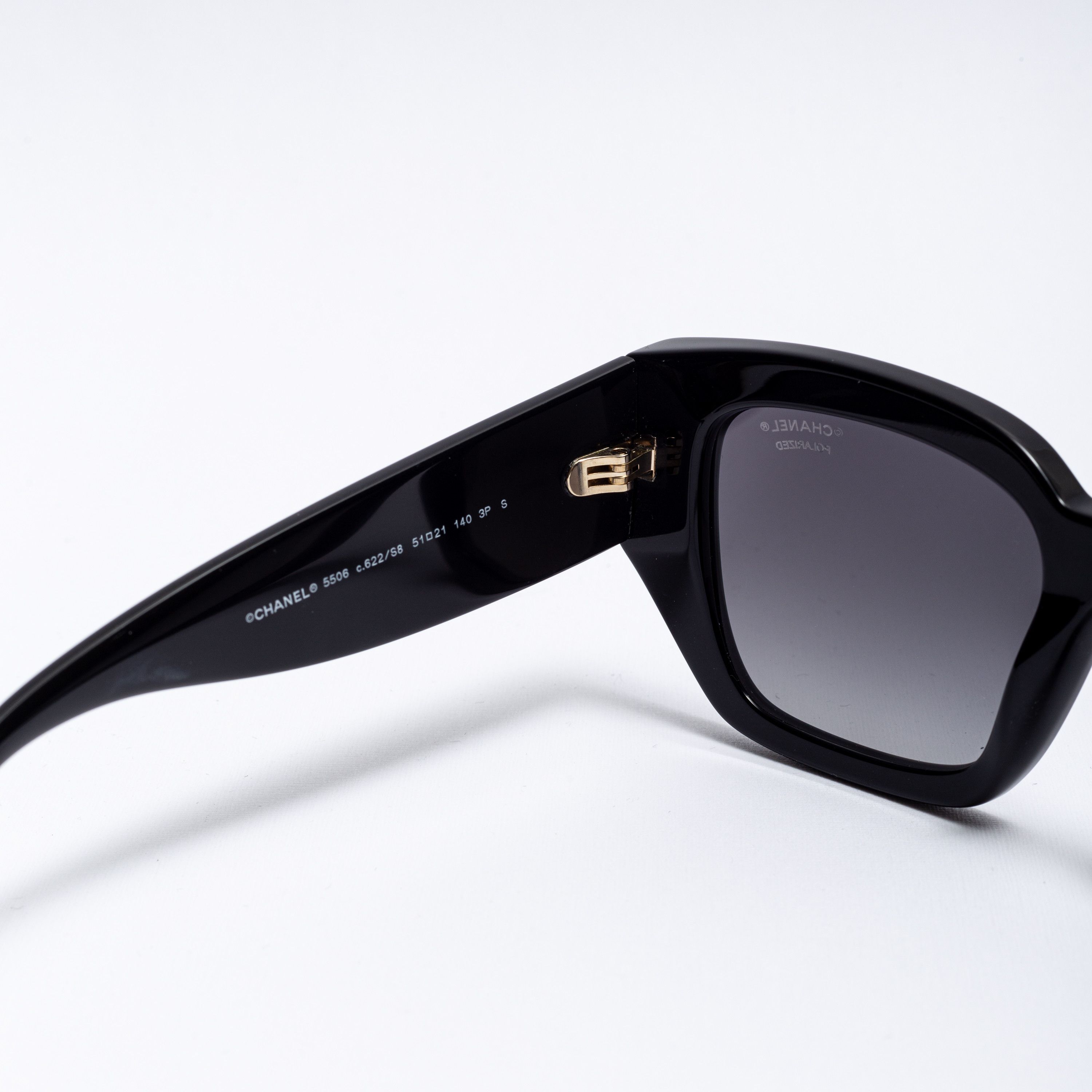 Chanel CHANEL 0CH5506 C622S8 Sunglasses BLACK Size ONE SIZE - 3 Thumbnail