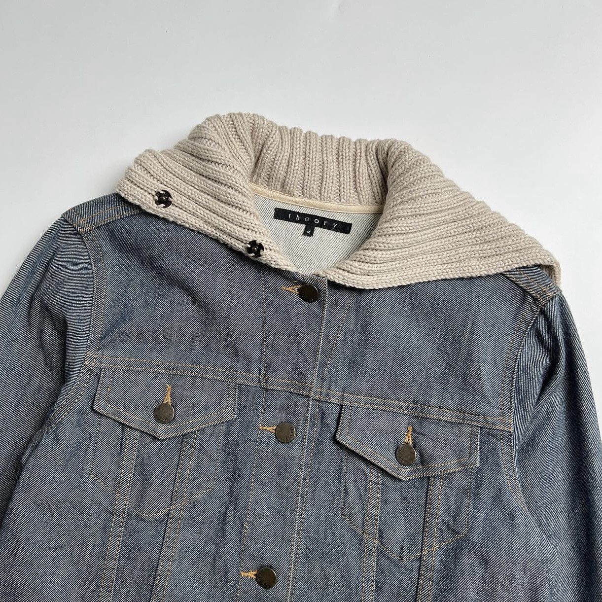 Designer × Other × Theory Theory Denim Jacket Size M / US 6-8 / IT 42-44 - 2 Thumbnail