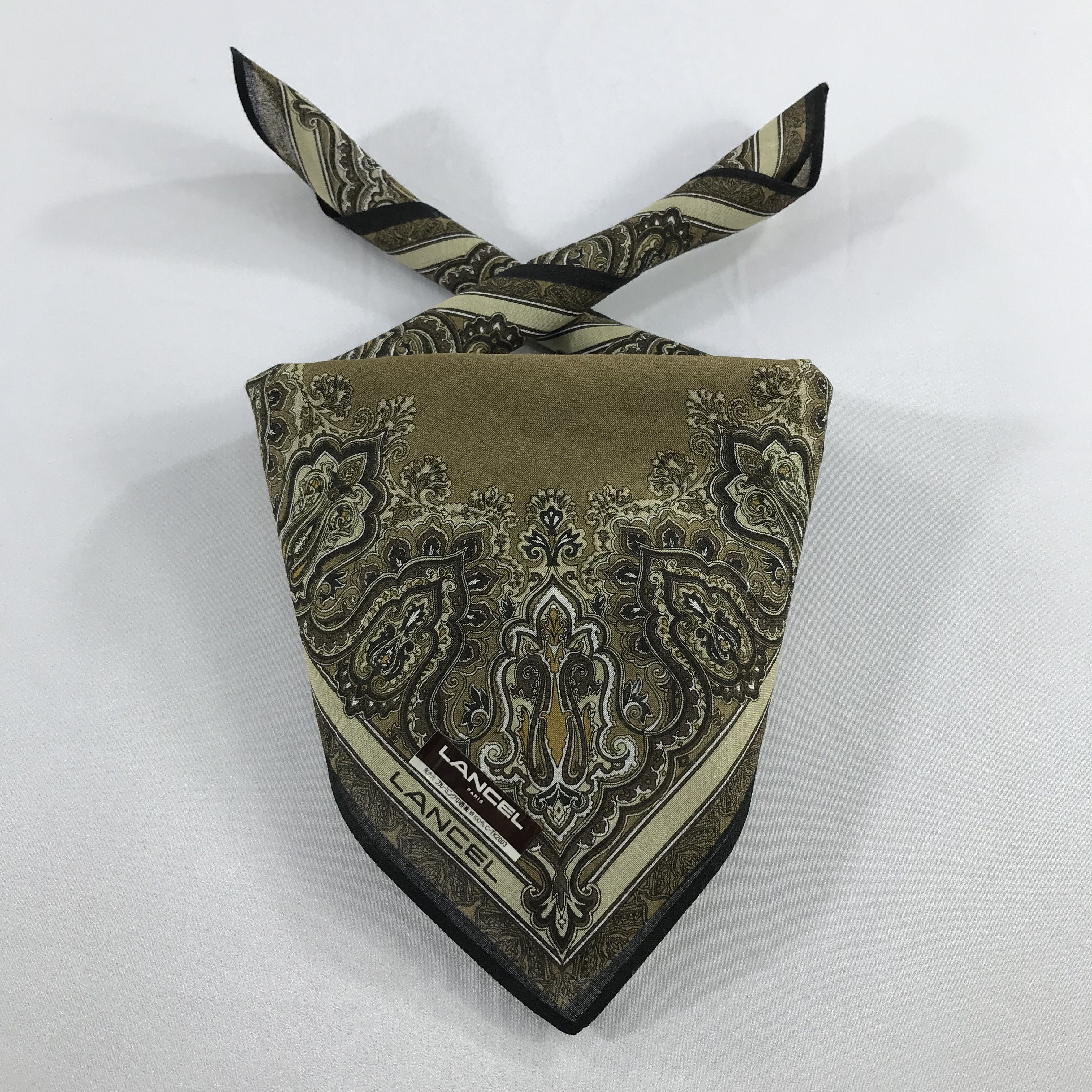 Lancel × Vintage Lancel Bandana / Handkerchief / Neckerchief - S2160 Size ONE SIZE - 3 Thumbnail