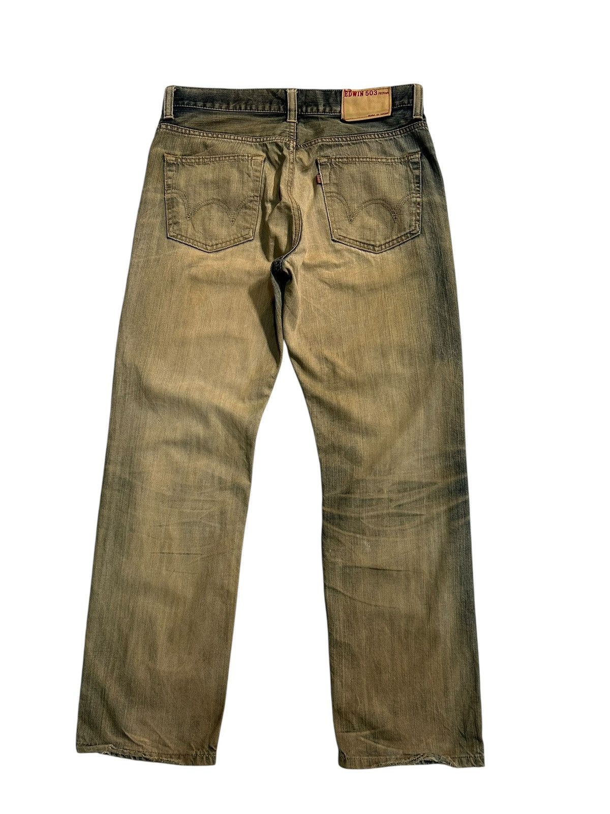 Kapital Vintage Edwin 503 RUSTY MUD WASH Distressed Denim Jeans 🎌☠️ Size US 34 / EU 50 - 13 Thumbnail