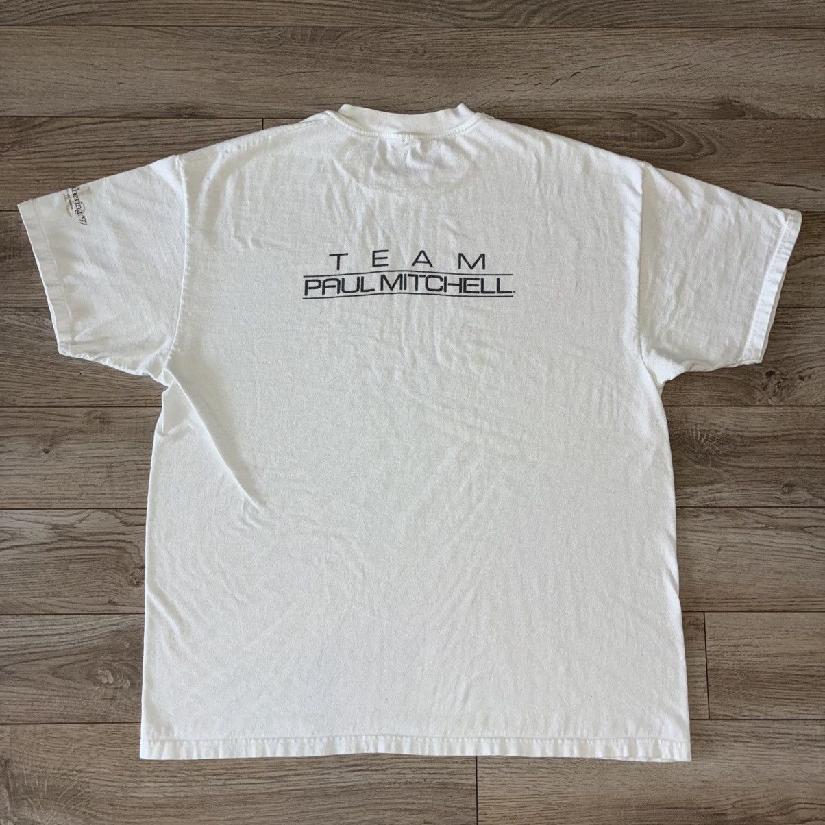 Hanes 1997 Hair style competition team Paul Mitchell tee shirt Size XL / US 12-14 / IT 48-50 - 5 Thumbnail