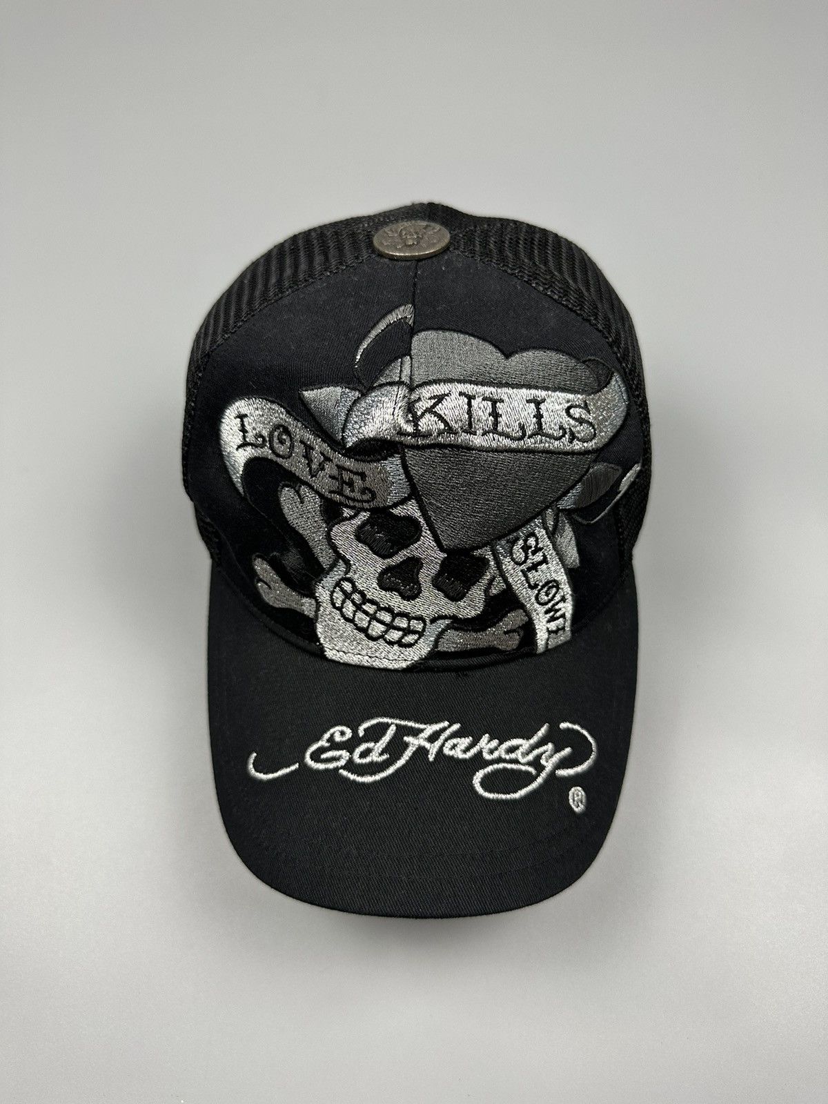 Christian Audigier Ed Hardy By Christian Audigier Kills Love Slowly Hats Size ONE SIZE - 1 Thumbnail