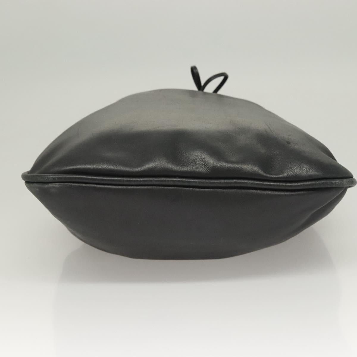 Gucci GUCCI Bamboo Shoulder Bag Leather Black Silver 0014033 Size ONE SIZE - 9 Thumbnail