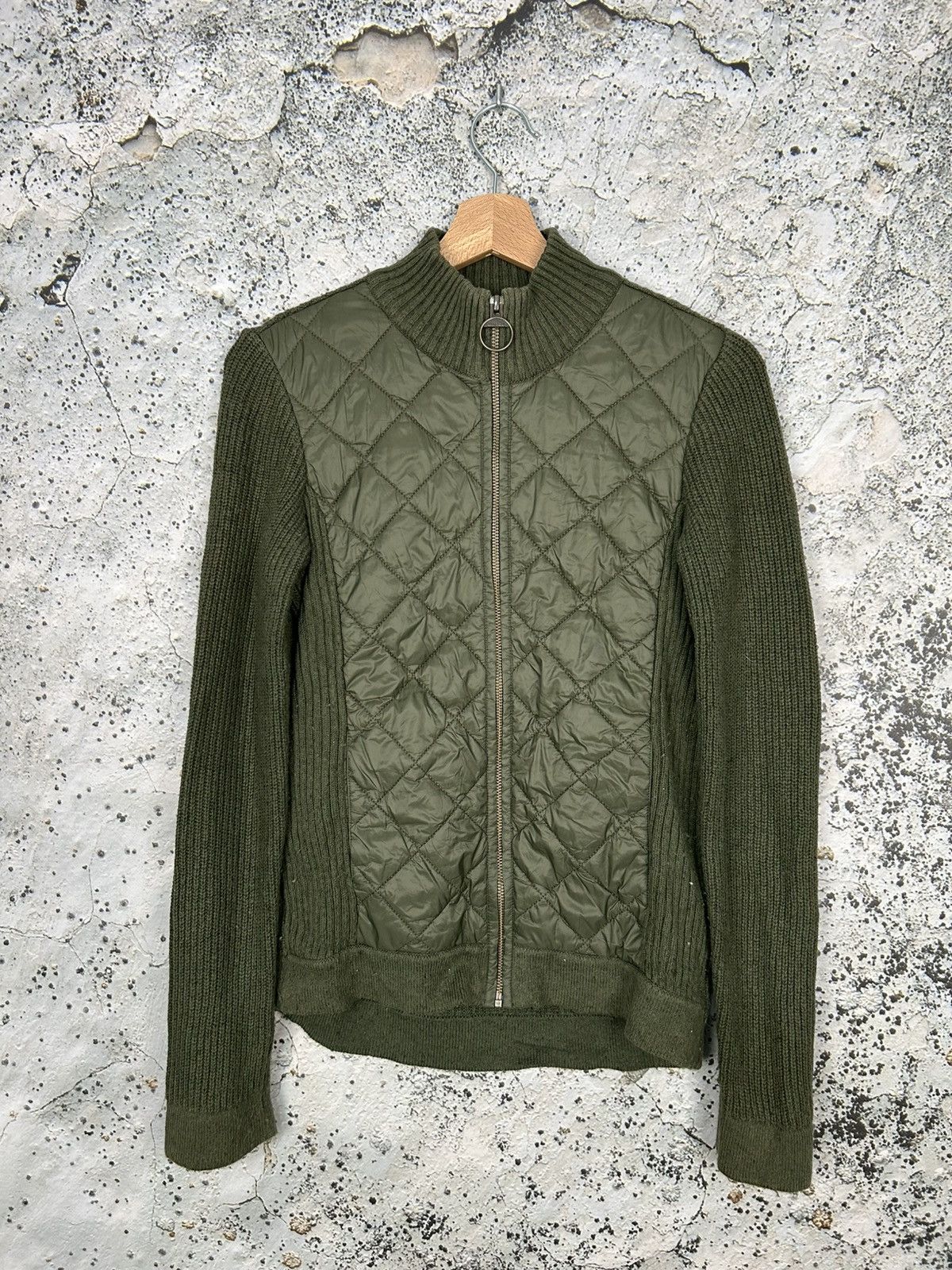 Barbour Barbour Green Zip Sweater Gorpcore Outdoor Streetwear Size US S / EU 44-46 / 1 - 1 Thumbnail