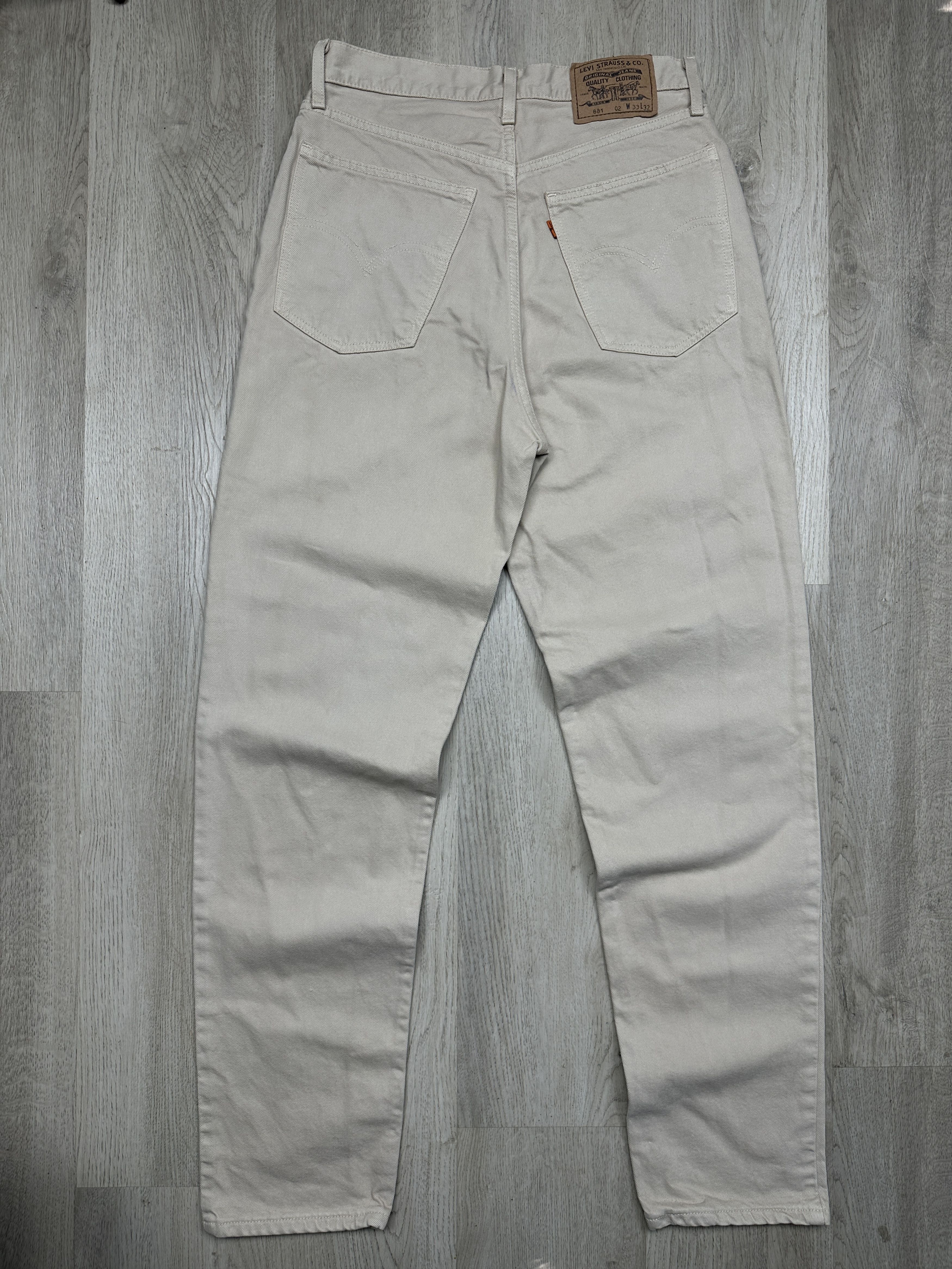 Levi's Levi's 881 90s Vintage Orange Tab Denim Pants Jeans Size US 33 - 1 Thumbnail