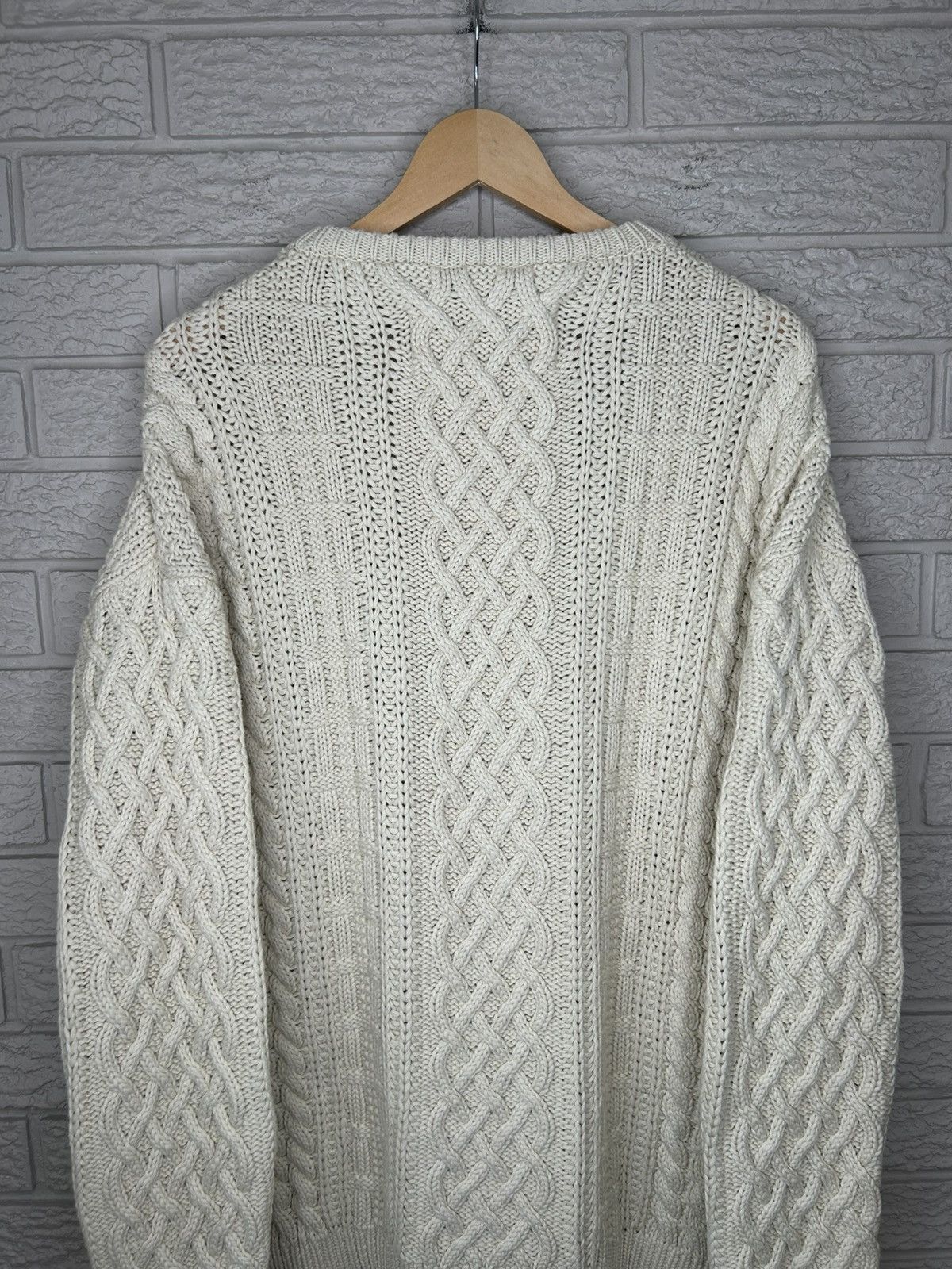 Vintage Province Of Canada White Cable Knit Sweater Size US L / EU 52-54 / 3 - 9 Thumbnail