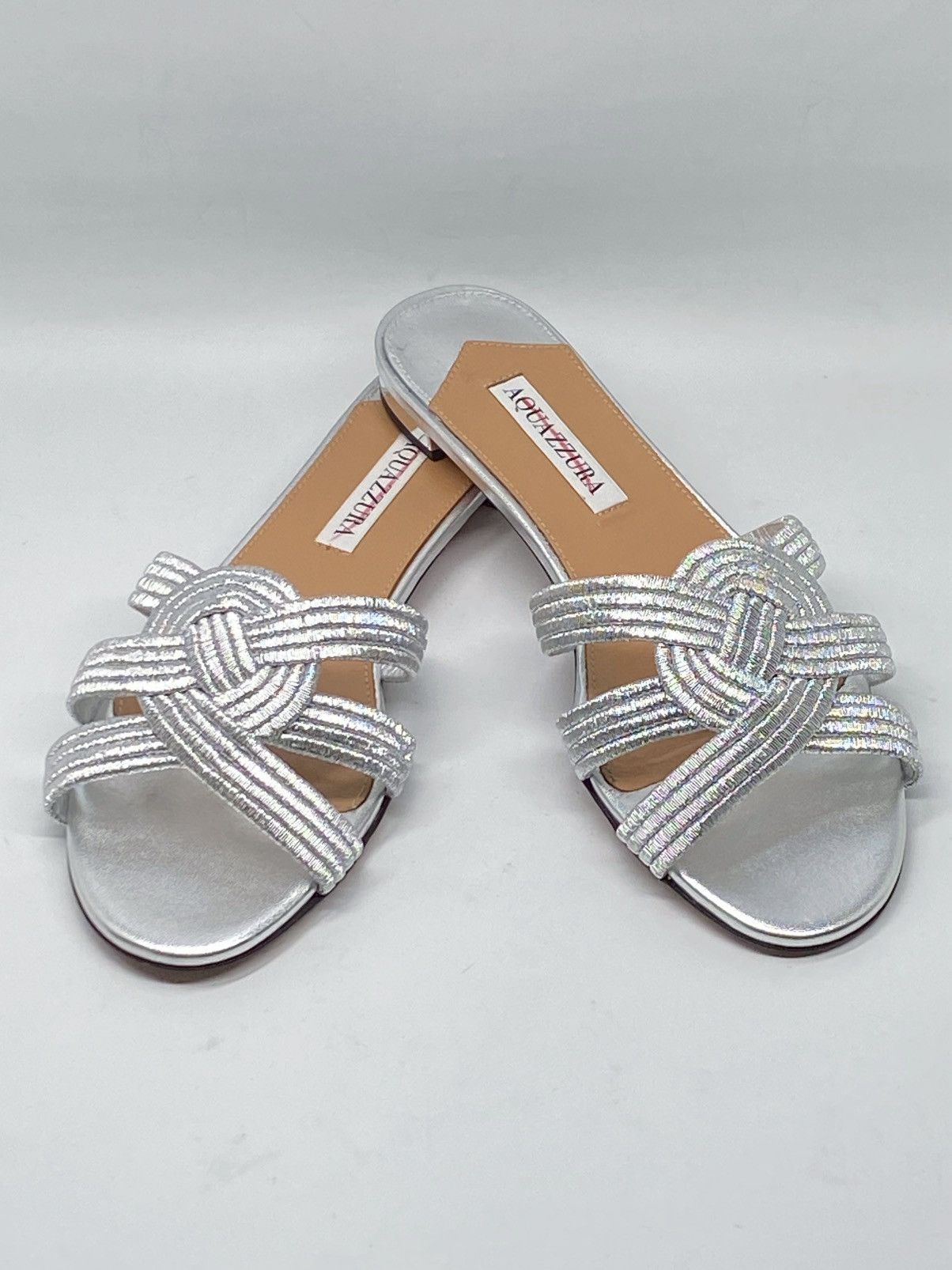 Aquazzura Aquazzura Felix Leather Sandals size 37.5 Size US 7.5 / IT 37.5 - 2 Thumbnail