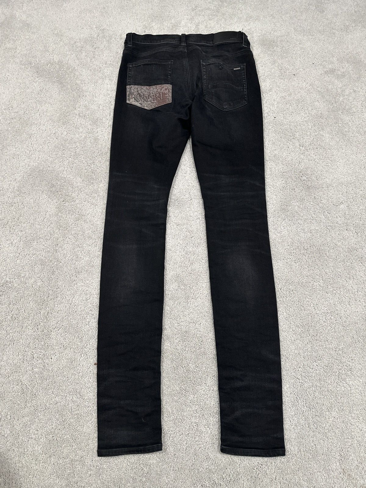 Amiri Amiri Hibiscus Art Patch Jeans Size US 30 / EU 46 - 2 Thumbnail