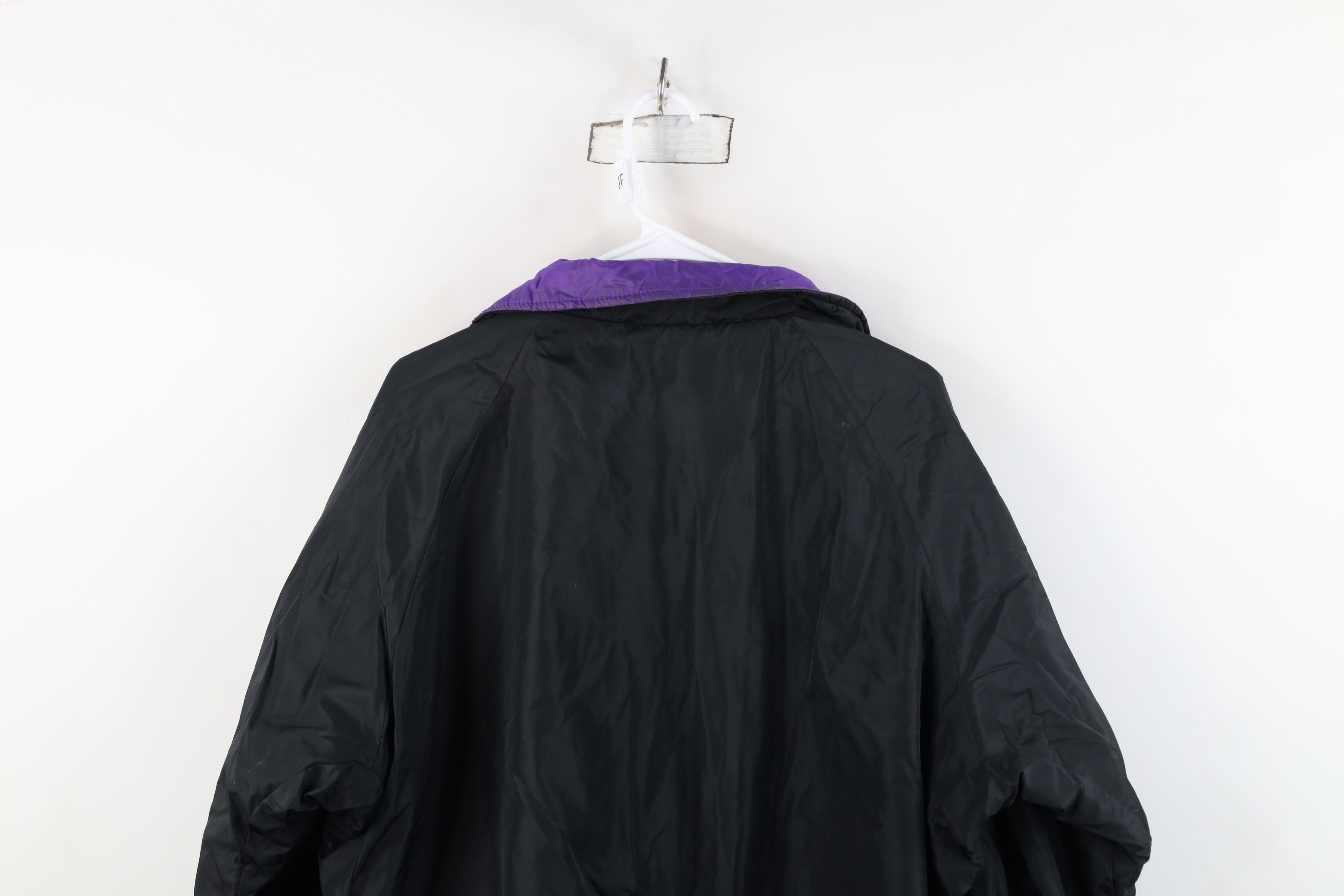 Columbia Vintage 90s Columbia Reversible Bomber Jacket Black Purple Size US L / EU 52-54 / 3 - 10 Thumbnail