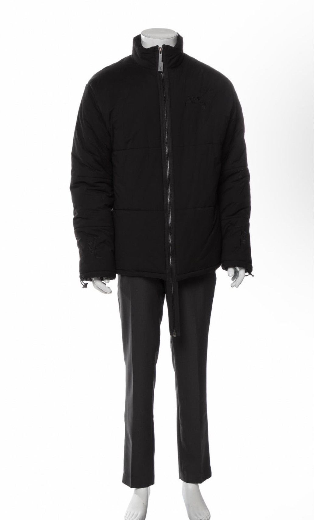 image of A Cold Wall A-Cold-Wall Puffer Jacket in Black, Men's (Size XL)