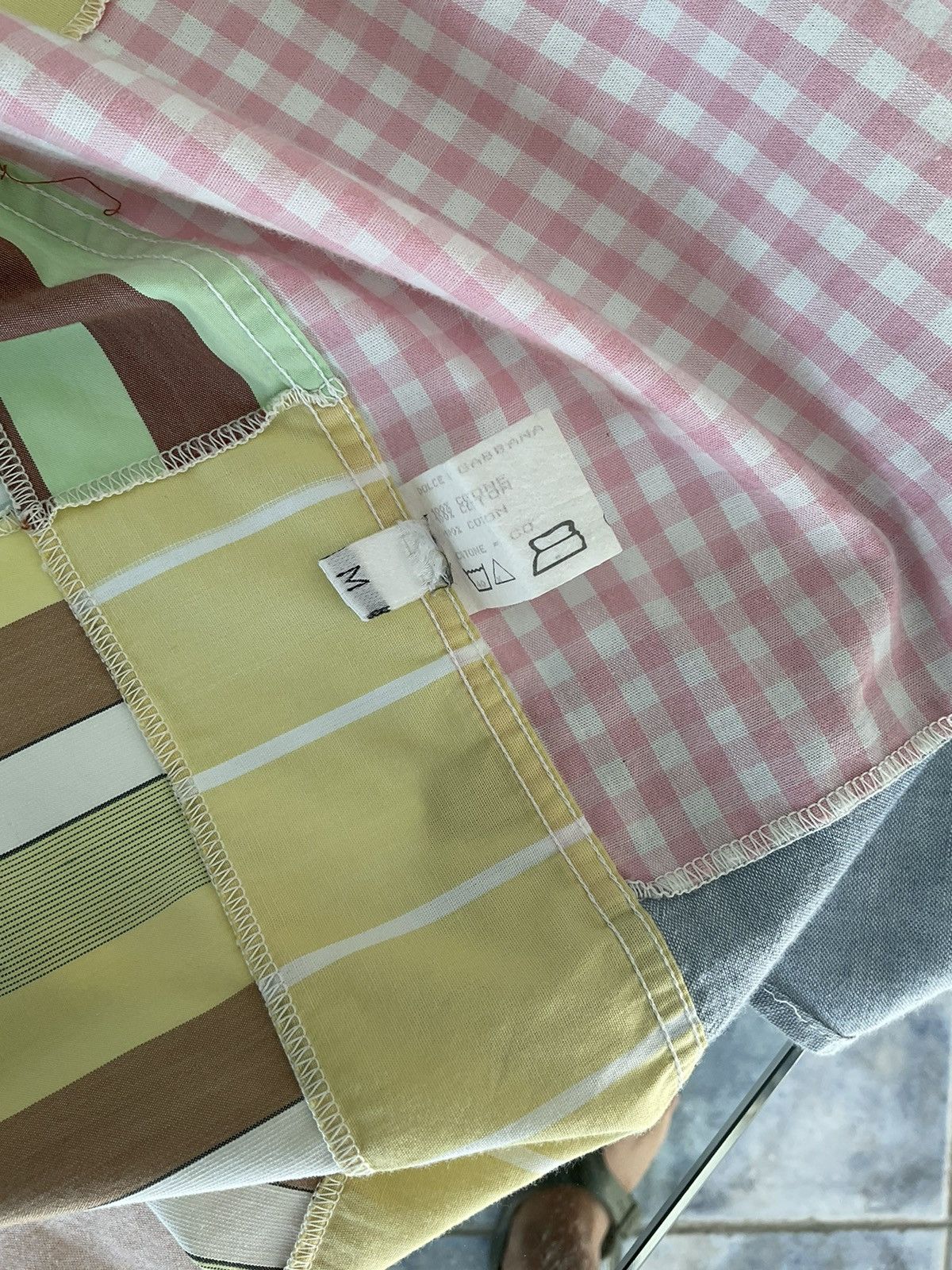 Dolce & Gabbana Historical patchwork shirt by Dolce&Gabbana Size US M / EU 48-50 / 2 - 4 Thumbnail