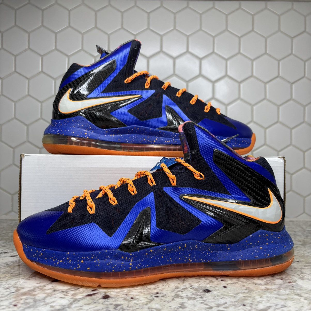 Nike Size 11.5-Nike LeBron X Elite Superhero Gently Worn No Box Size US 11.5 / EU 44-45 - 1 Thumbnail