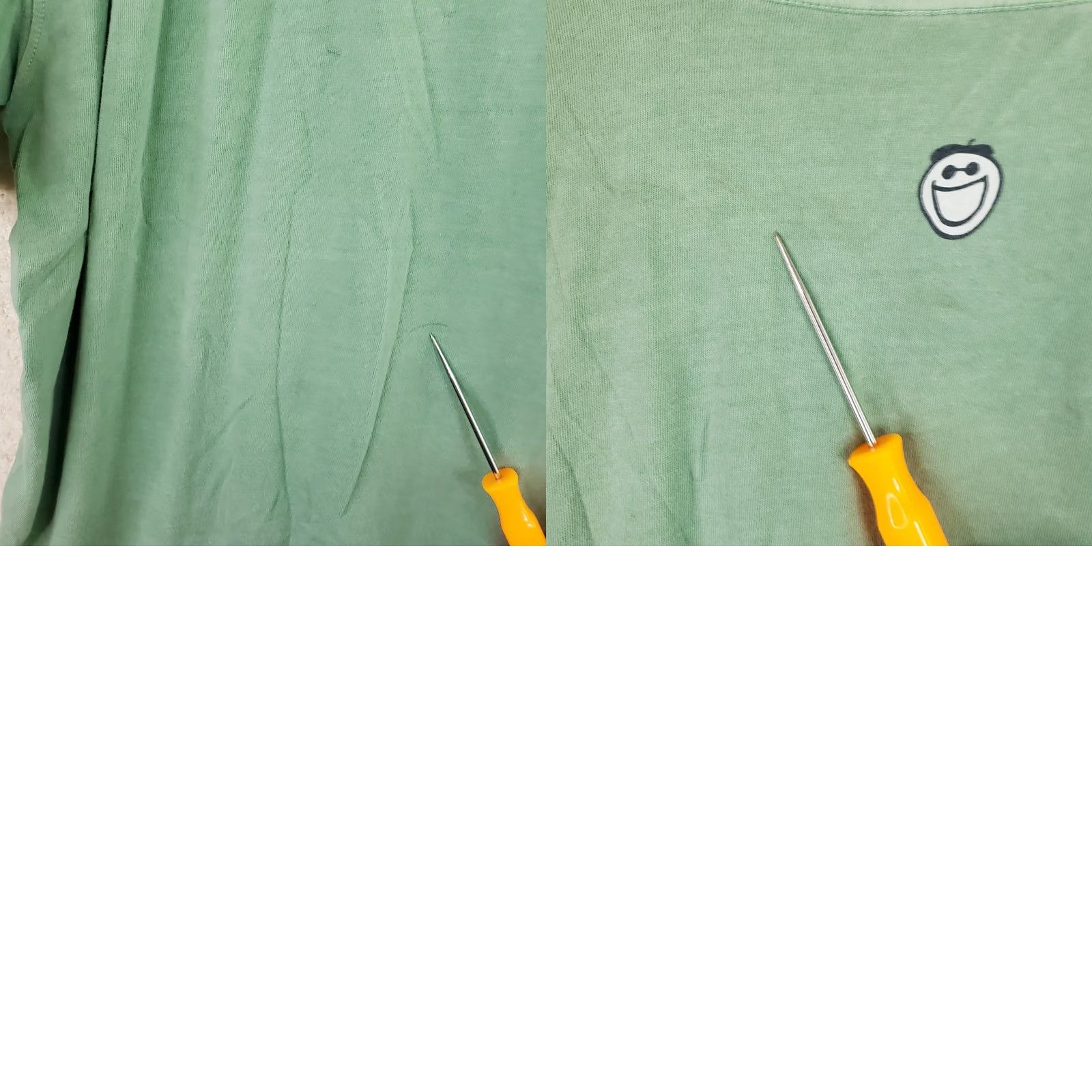 Life is Good Life is Good Crusher Tee Shirt "Happy Camper" Short Sl. Crew Neck Mens XL Green Size US XL / EU 56 / 4 - 10 Thumbnail