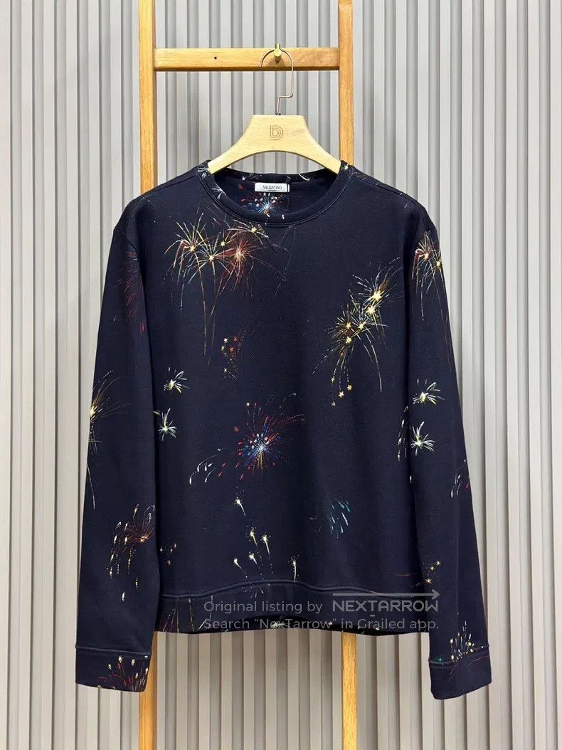 Valentino Valentino Fireworks pattern casual sweatshirt Size US S / EU 44-46 / 1 - 1 Thumbnail