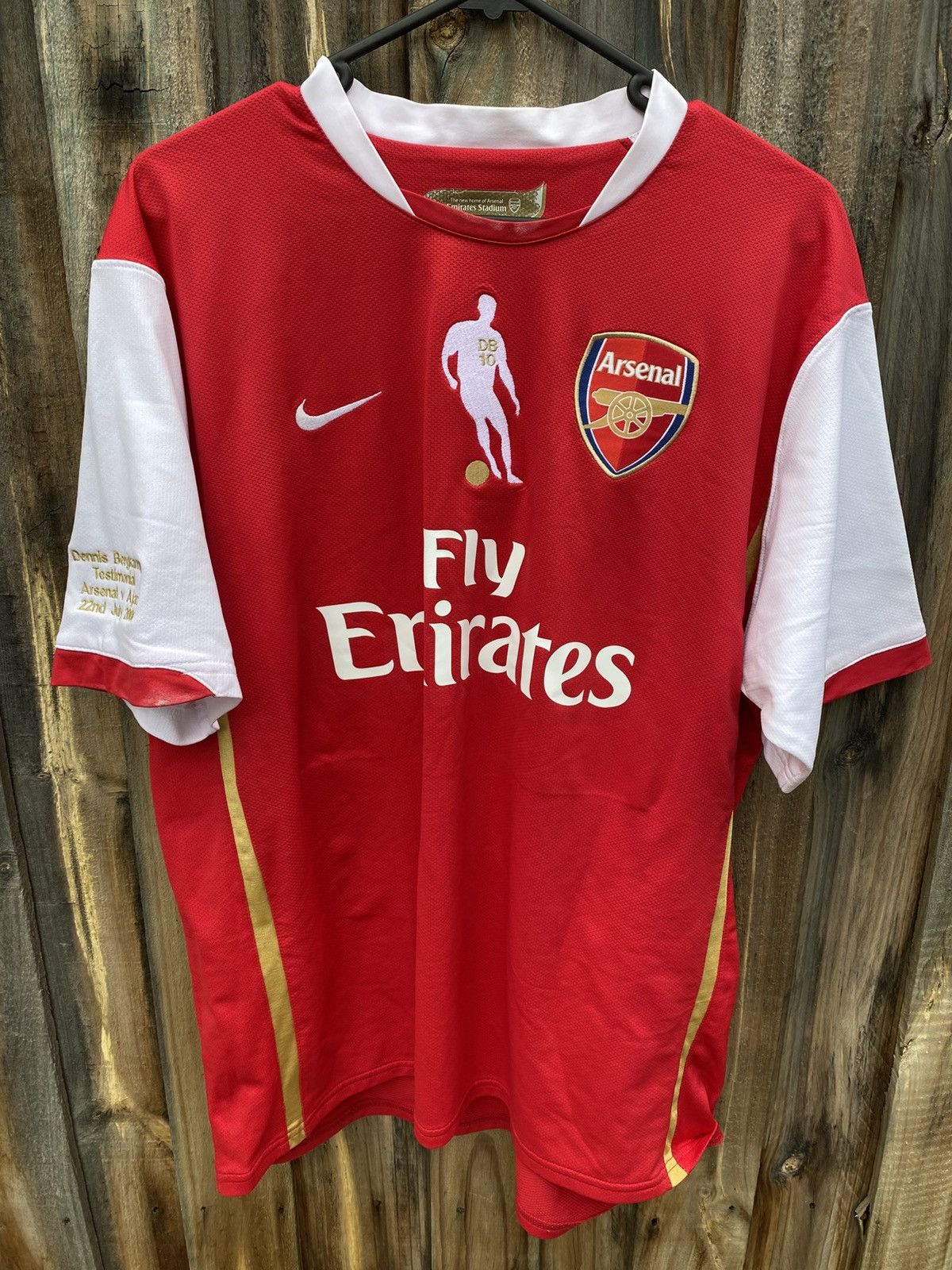 Nike Nike Arsenal FC Home Jersey 2006 Dennis Bergkamp Testimonial Size US XL / EU 56 / 4 - 1 Thumbnail