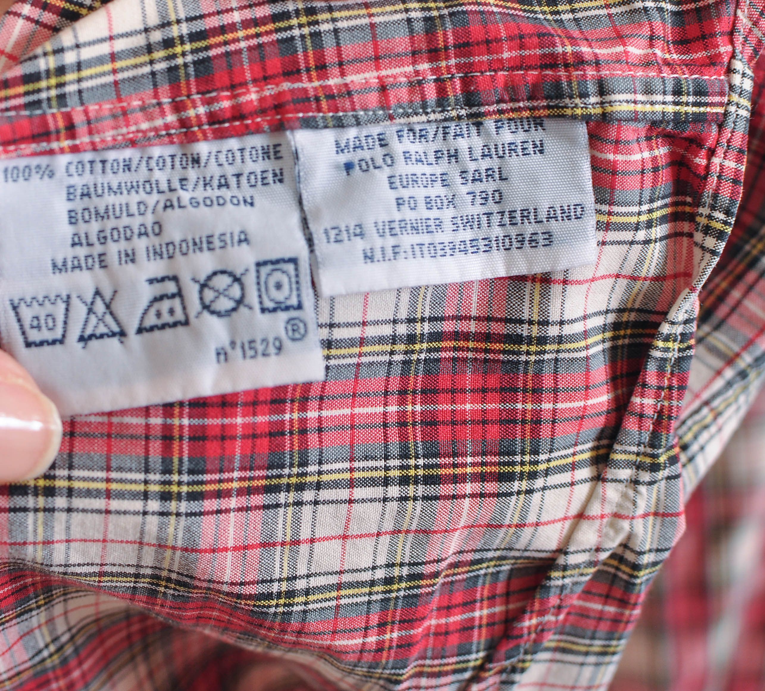 Polo Ralph Lauren Vintage 00s Polo Ralph Lauren Checkered Shirt Size US L / EU 52-54 / 3 - 6 Thumbnail