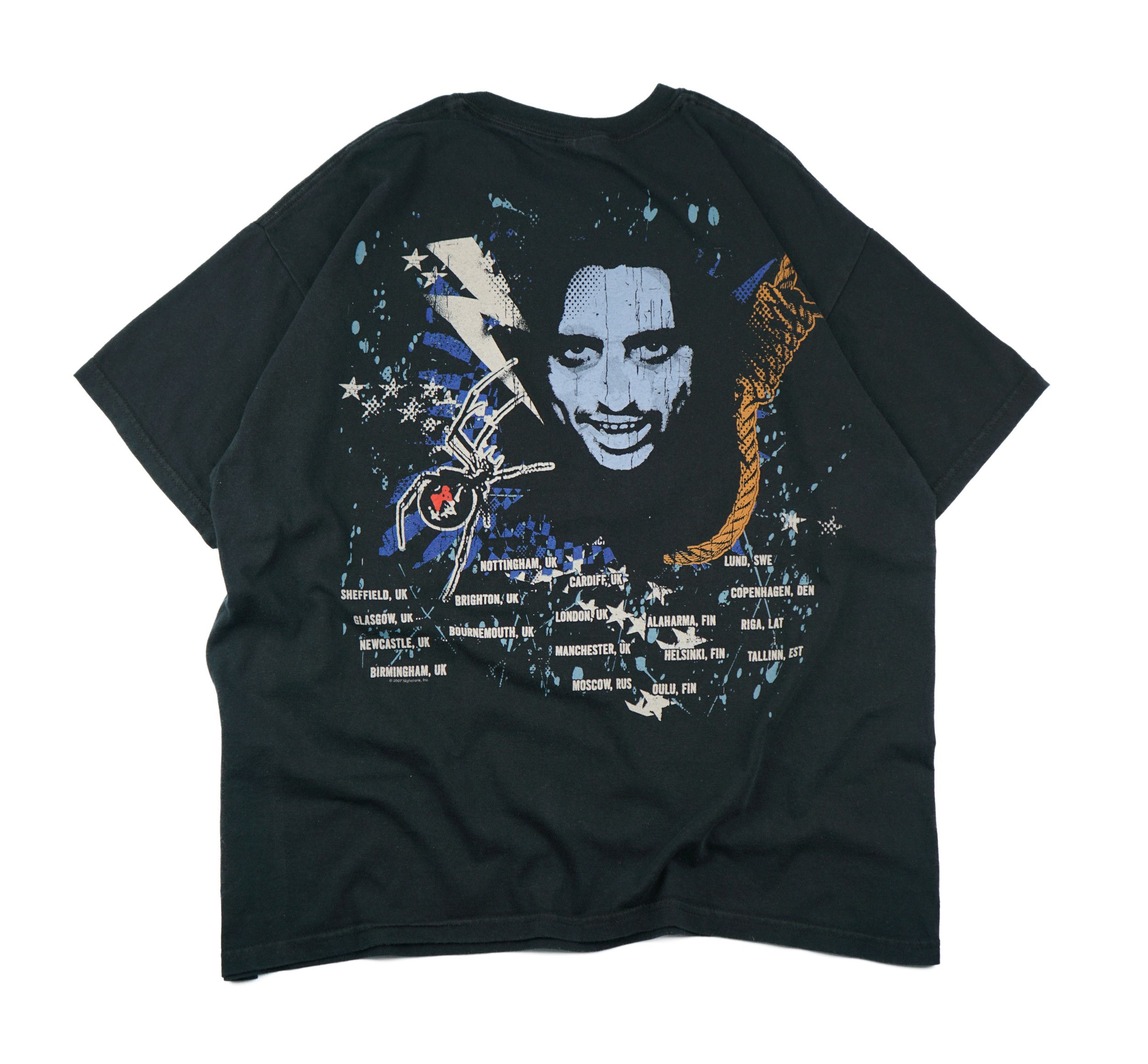 Band Tees × Vintage Vintage 2007 Alice Cooper Tour T-Shirt Size US XL / EU 56 / 4 - 7 Thumbnail