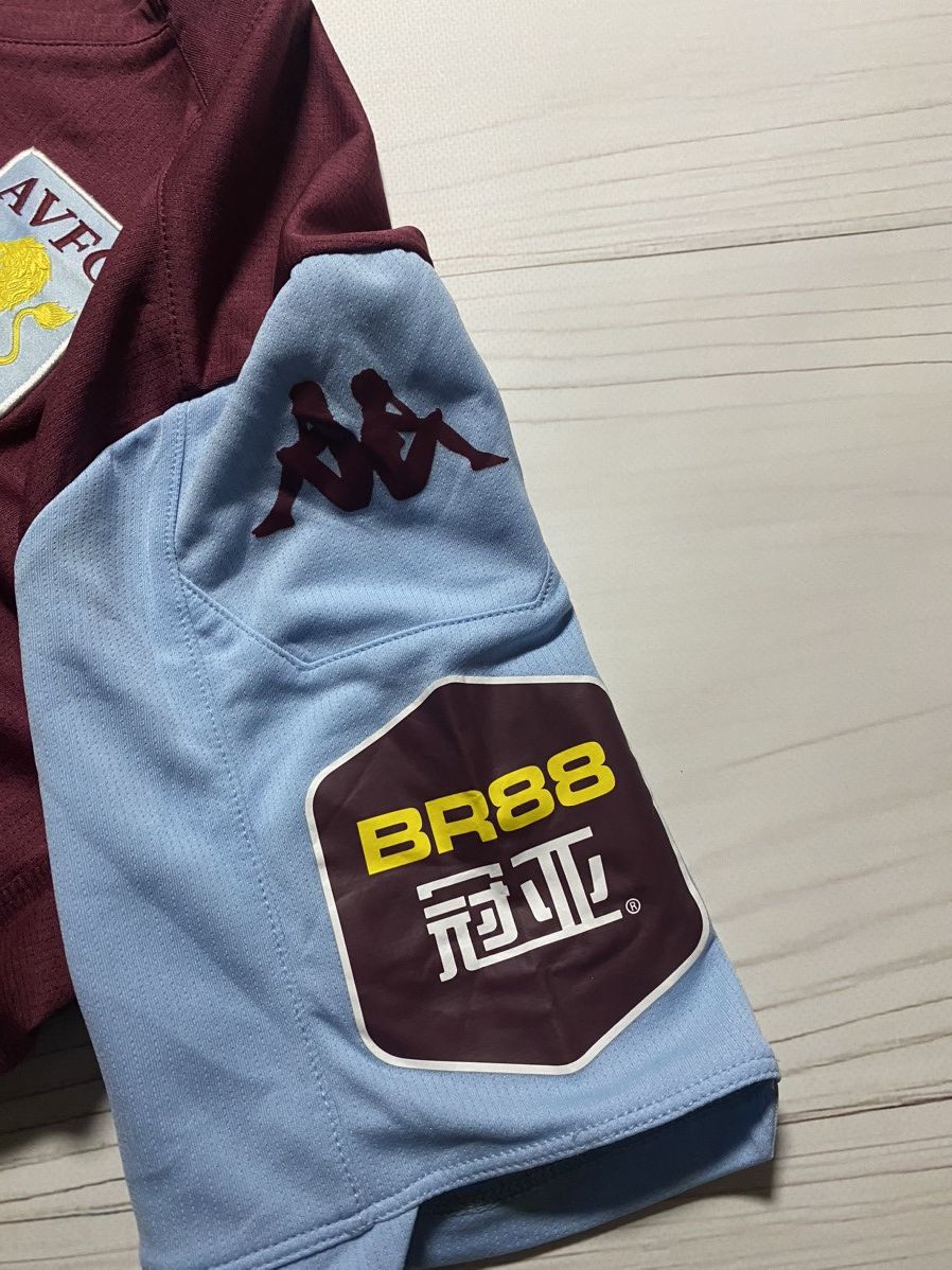 Vintage Kappa Aston Villa 2019/20 Home Football Shirt Soccer Jersey Size US XL / EU 56 / 4 - 6 Thumbnail