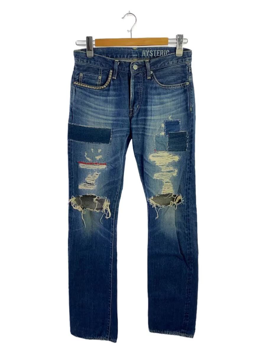 Hysteric Glamour Distressed Patchwork Denim Jeans Size US 30 / EU 46 - 1 Thumbnail
