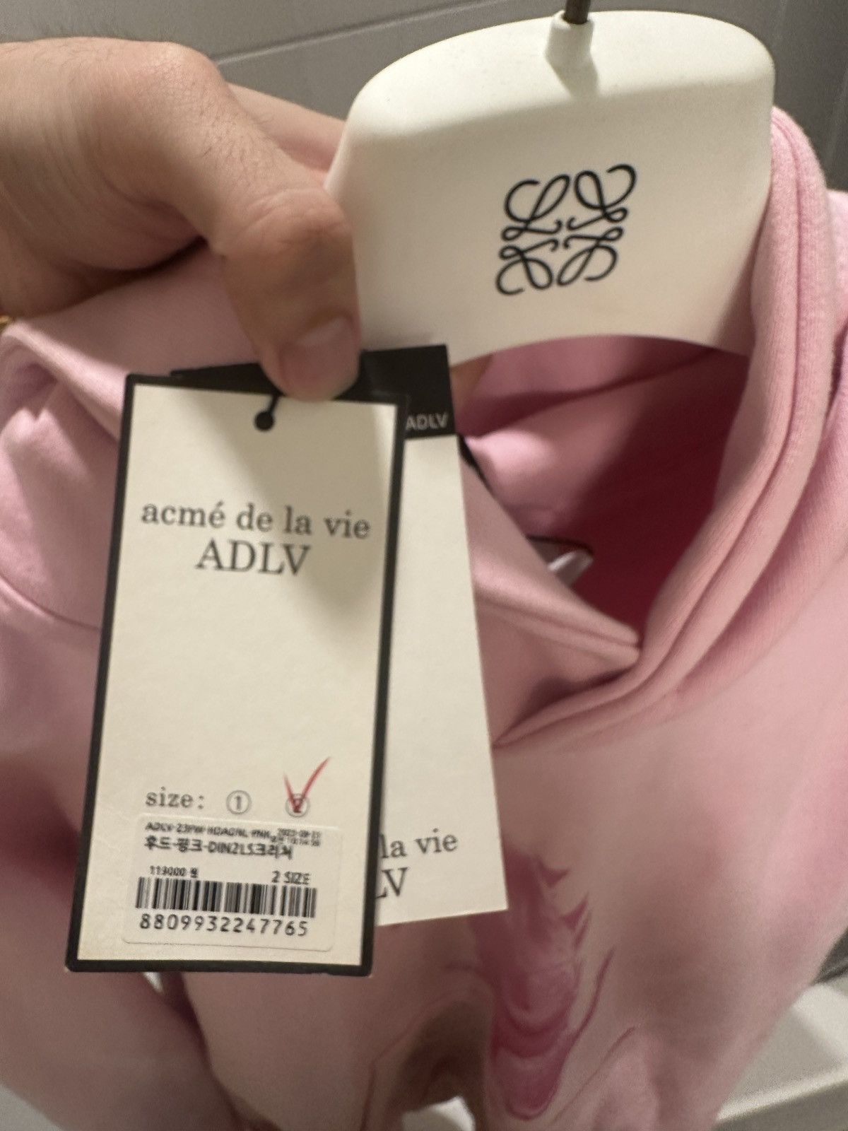 Acme Clothing adlv pink dinosaur hoodie Size US L / EU 52-54 / 3 - 4 Thumbnail