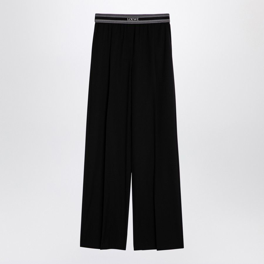 Loewe o1d2blof0824 Wool Trouser in Black Size 26" / US 2 / IT 38 - 1 Thumbnail