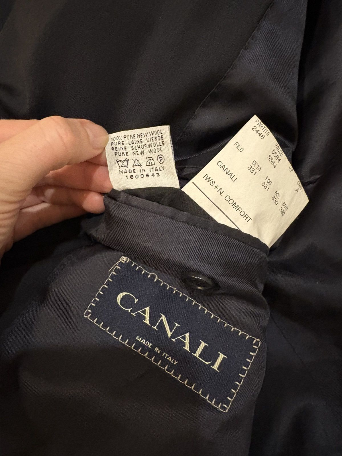 Canali Canali 100% Pure Wool Sport Coat – Made in Italy, US 42R Size 42R - 6 Thumbnail