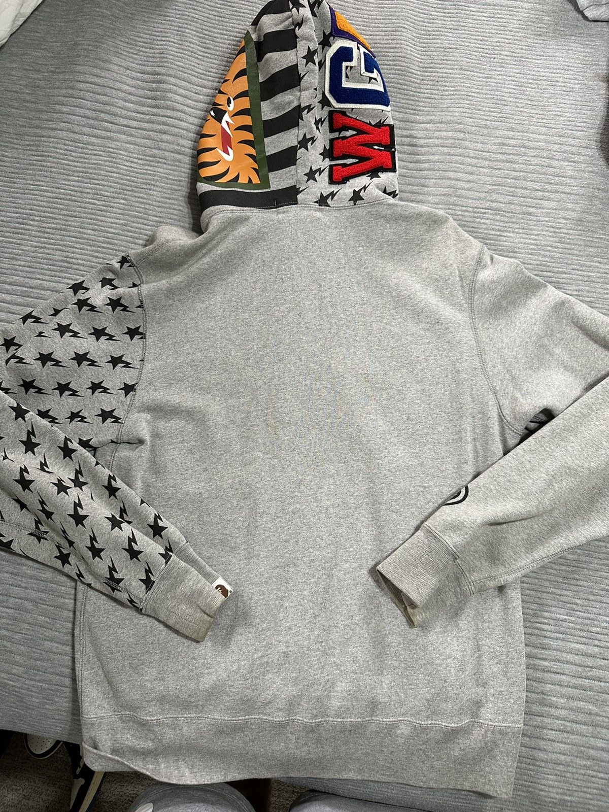 Bape Bape Sta Shark Full Zip Hoodie Size US L / EU 52-54 / 3 - 2 Thumbnail