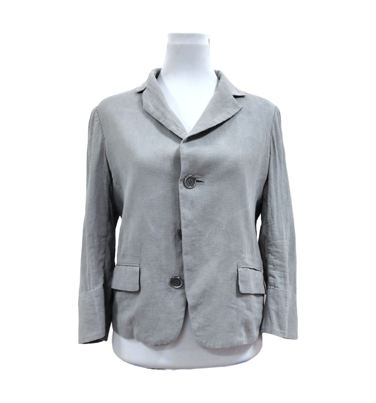 YOHJI YAMAMOTO + NOIR 3 Buttons Cotton Linen Blazer