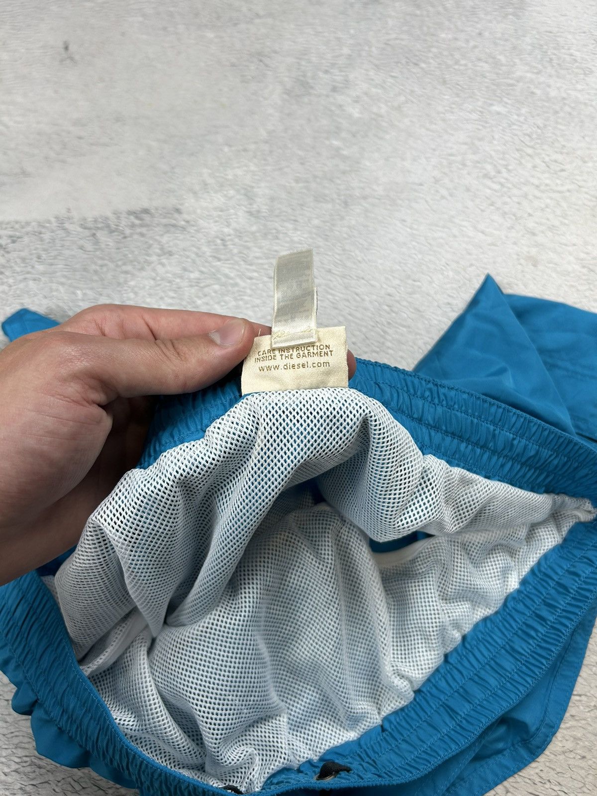 Diesel × Vintage Diesel shorts Nylon big logo parachute Swimming shorts Y2K Size US 36 / EU 52 - 10 Thumbnail