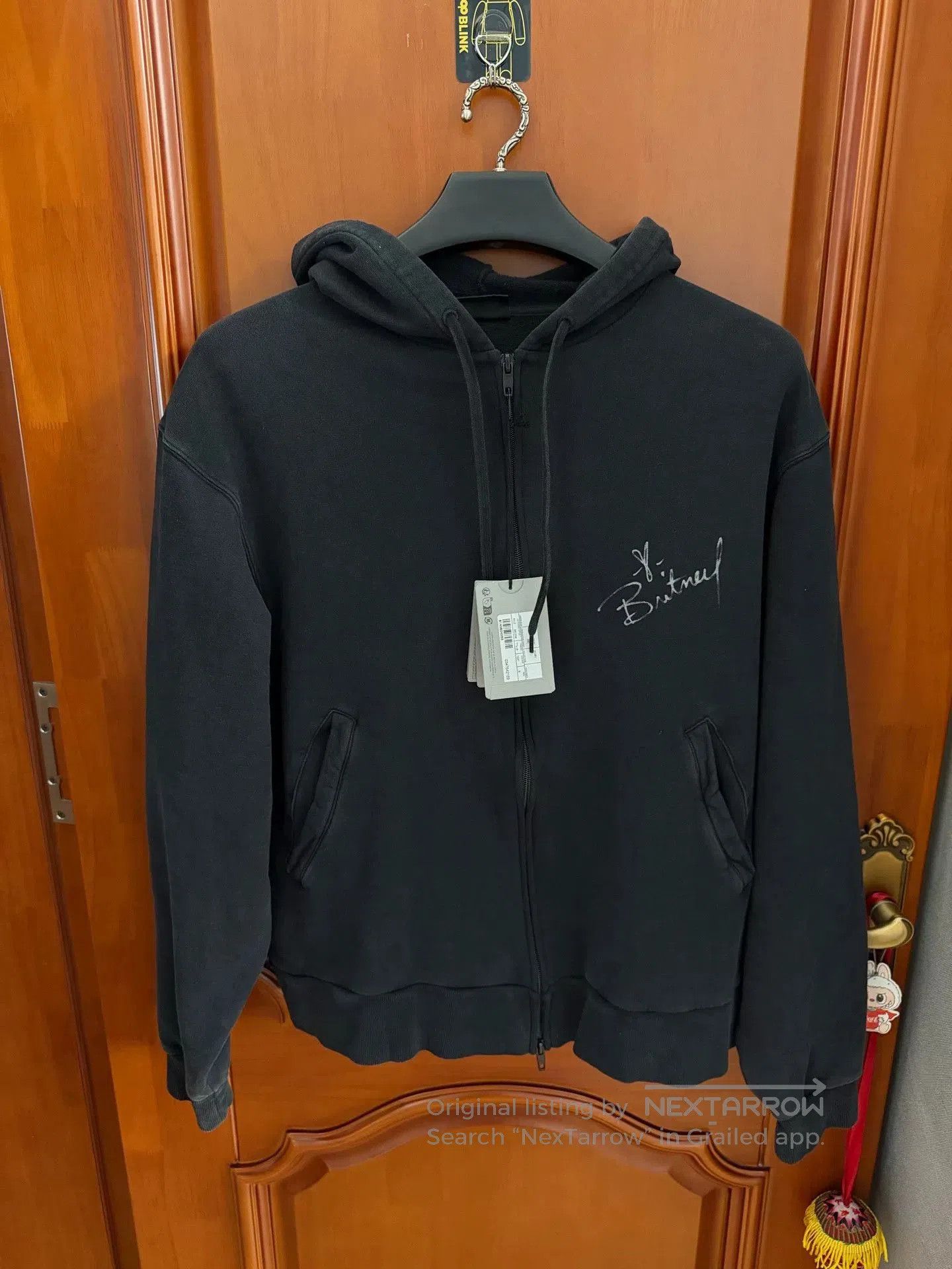 Balenciaga balenciaga britney portrait zip-up hoodie. Size S / US 4 / IT 40 - 2 Thumbnail