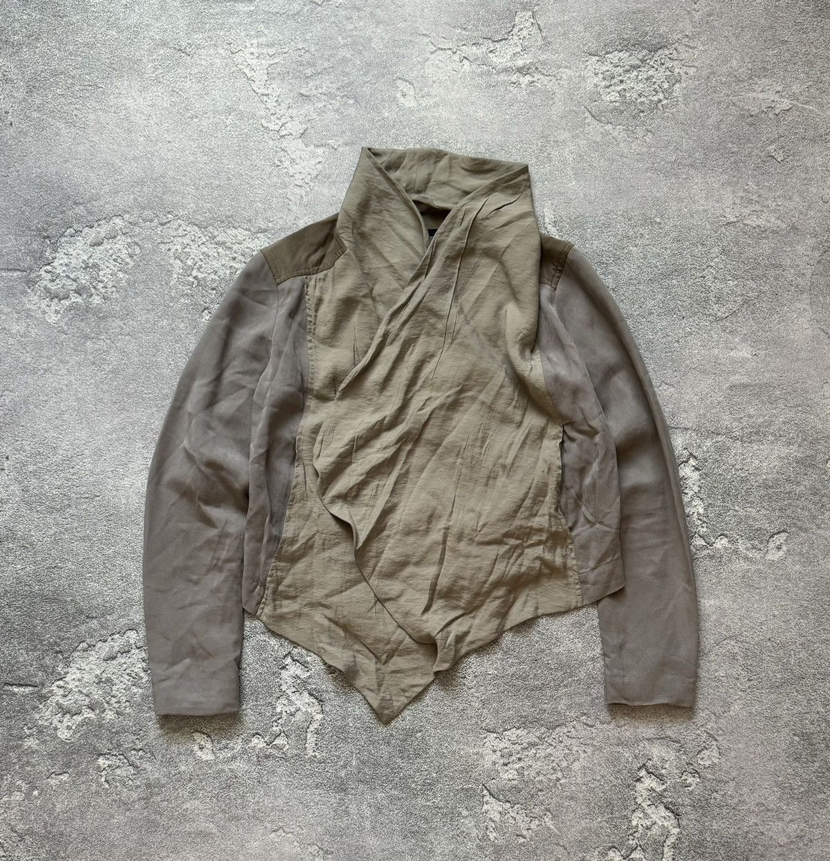 Allsaints × Vintage Allsaints US4 EU36 Kwar jacket knit cardigan sweater cape Size S / US 4 / IT 40 - 4 Thumbnail