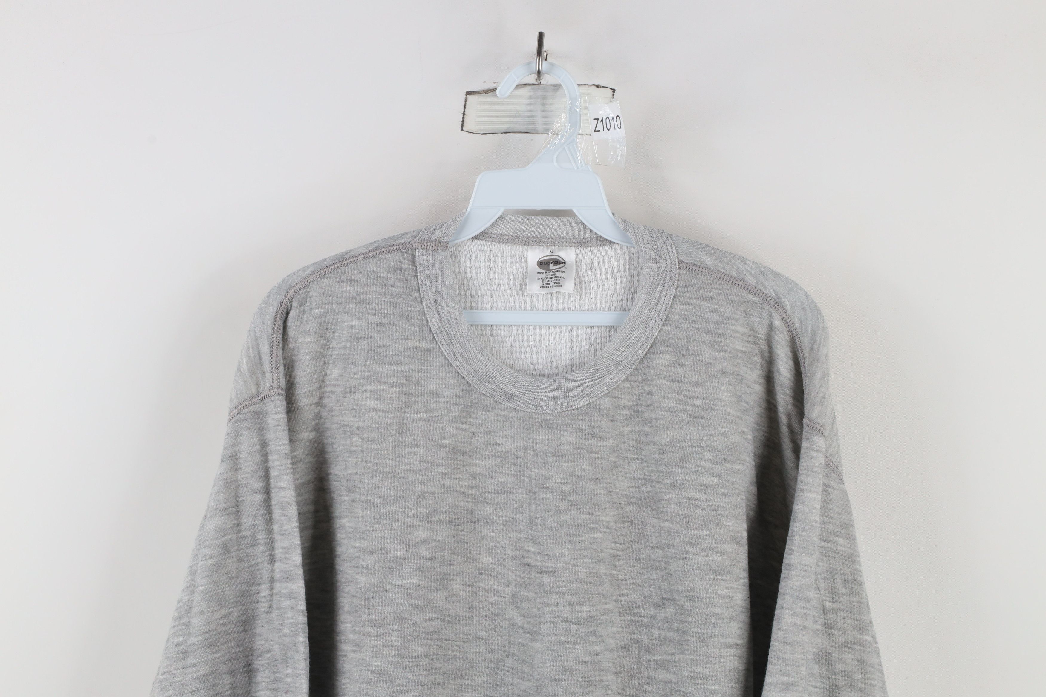 Vintage Vintage 90s Streetwear Thermal Knit Long Sleeve T-Shirt Size US XL / EU 56 / 4 - 2 Thumbnail