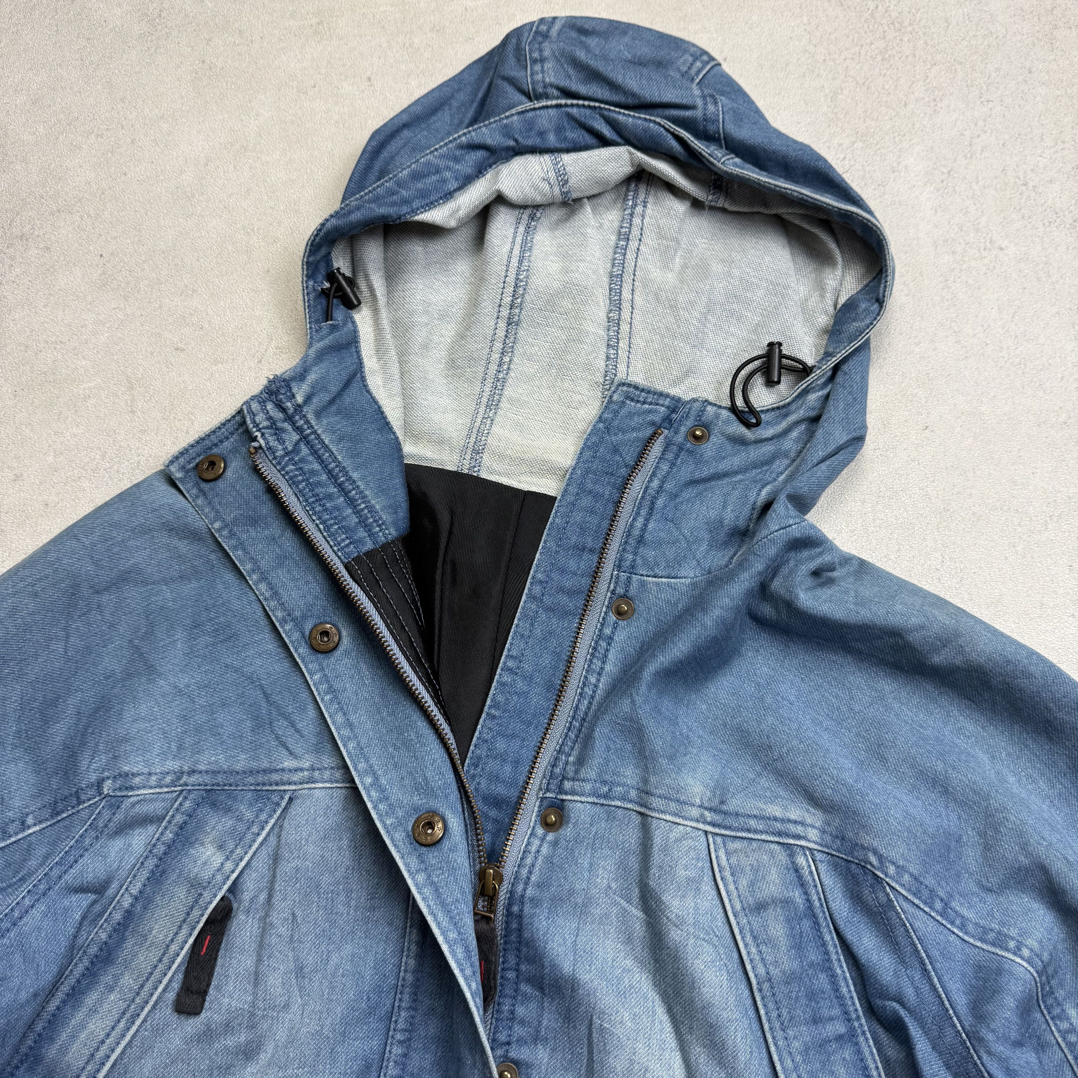Japanese Brand Sorridere Multi Pocket Utility Jacket Hooded Size US S / EU 44-46 / 1 - 5 Thumbnail
