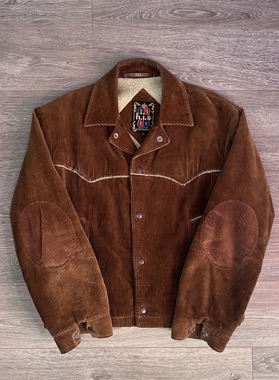 Vintage Rare 1970s Sherpa Western Trucker Jacket Size US S / EU 44-46 / 1 - 1 Thumbnail