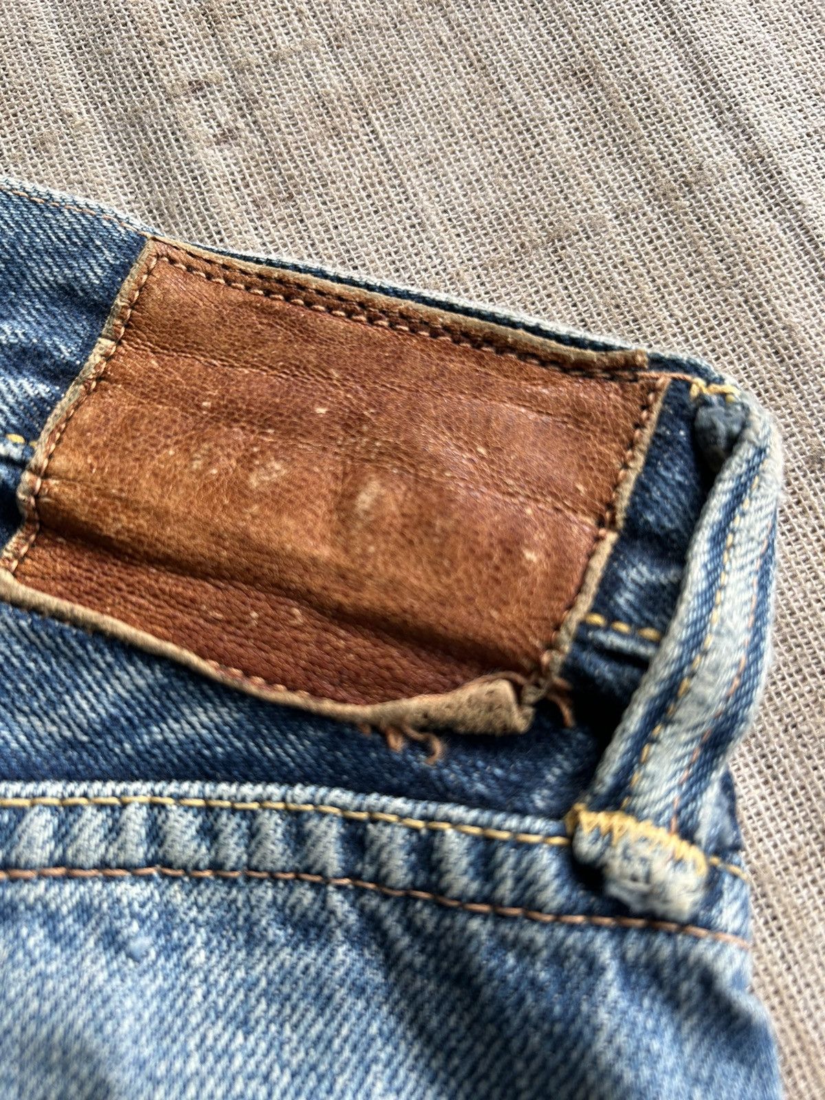 Evisu Vintage Evisu Yamane Selvedge distressed denim jeans Size US 30 / EU 46 - 18 Thumbnail
