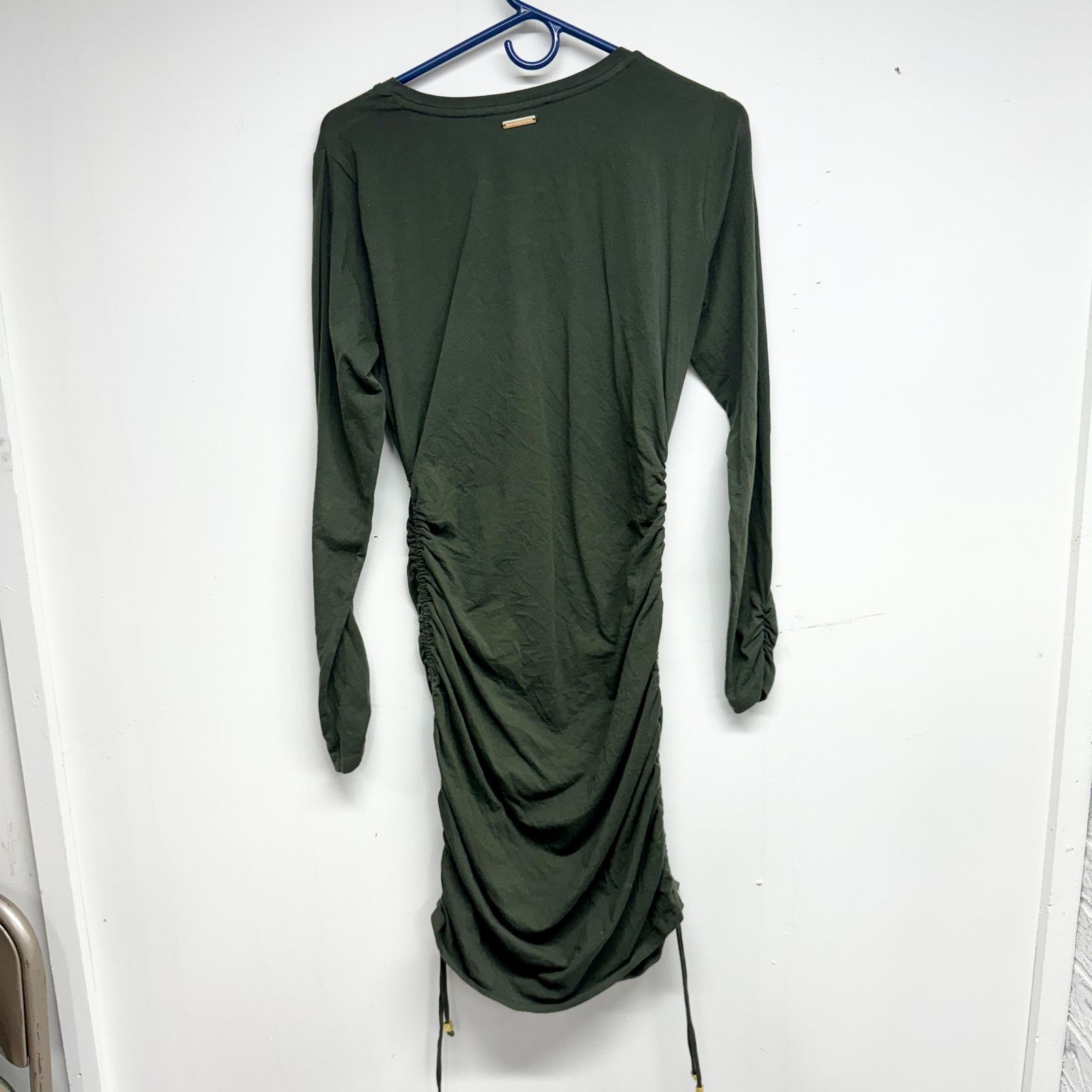 Michael Kors Michael Michael Kors M Green Long Sleeve Dress Size M / US 6-8 / IT 42-44 - 4 Thumbnail