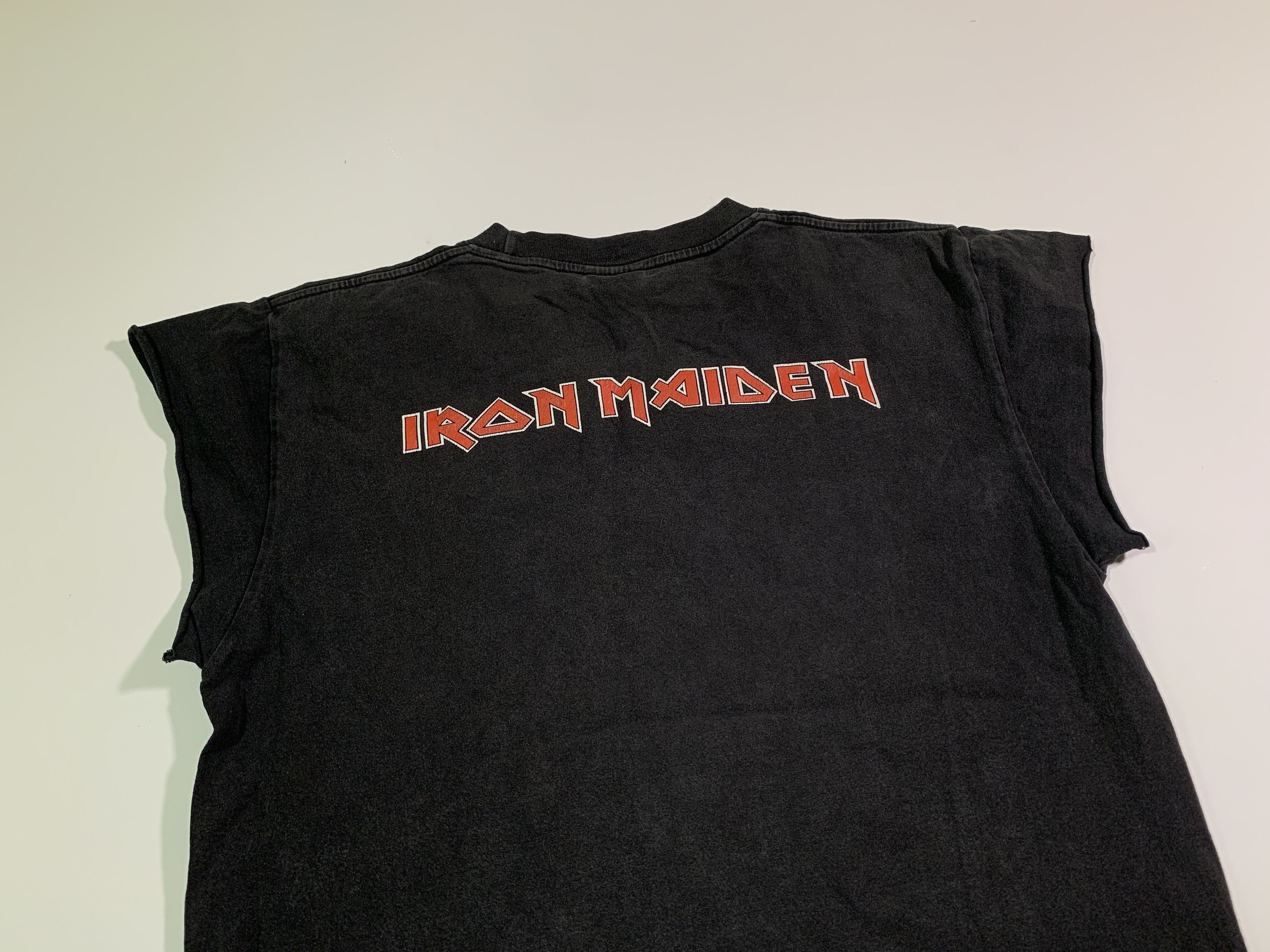 Band Tees × Iron Maiden × Vintage Vintage Distressed Iron Maiden Killers T-shirt Size US M / EU 48-50 / 2 - 5 Thumbnail
