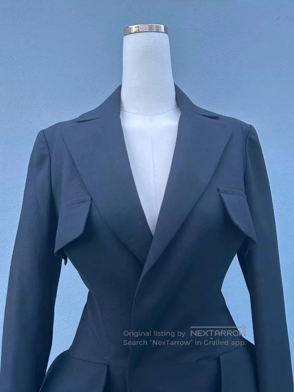 Yohji Yamamoto Yohji Yamamoto Vintage Wool Coat. Size S / US 4 / IT 40 - 3 Thumbnail