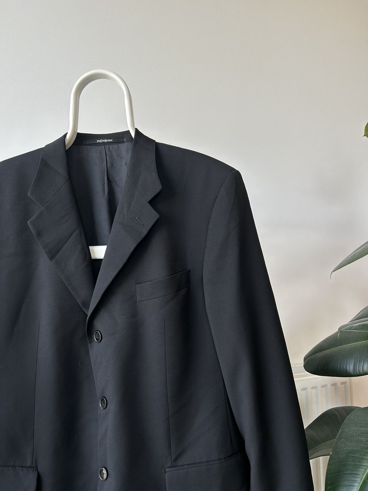 Vintage × Yves Saint Laurent Yves Saint Lauren Diffusion Hommes Double Breasted Blazer Size 54R - 3 Thumbnail