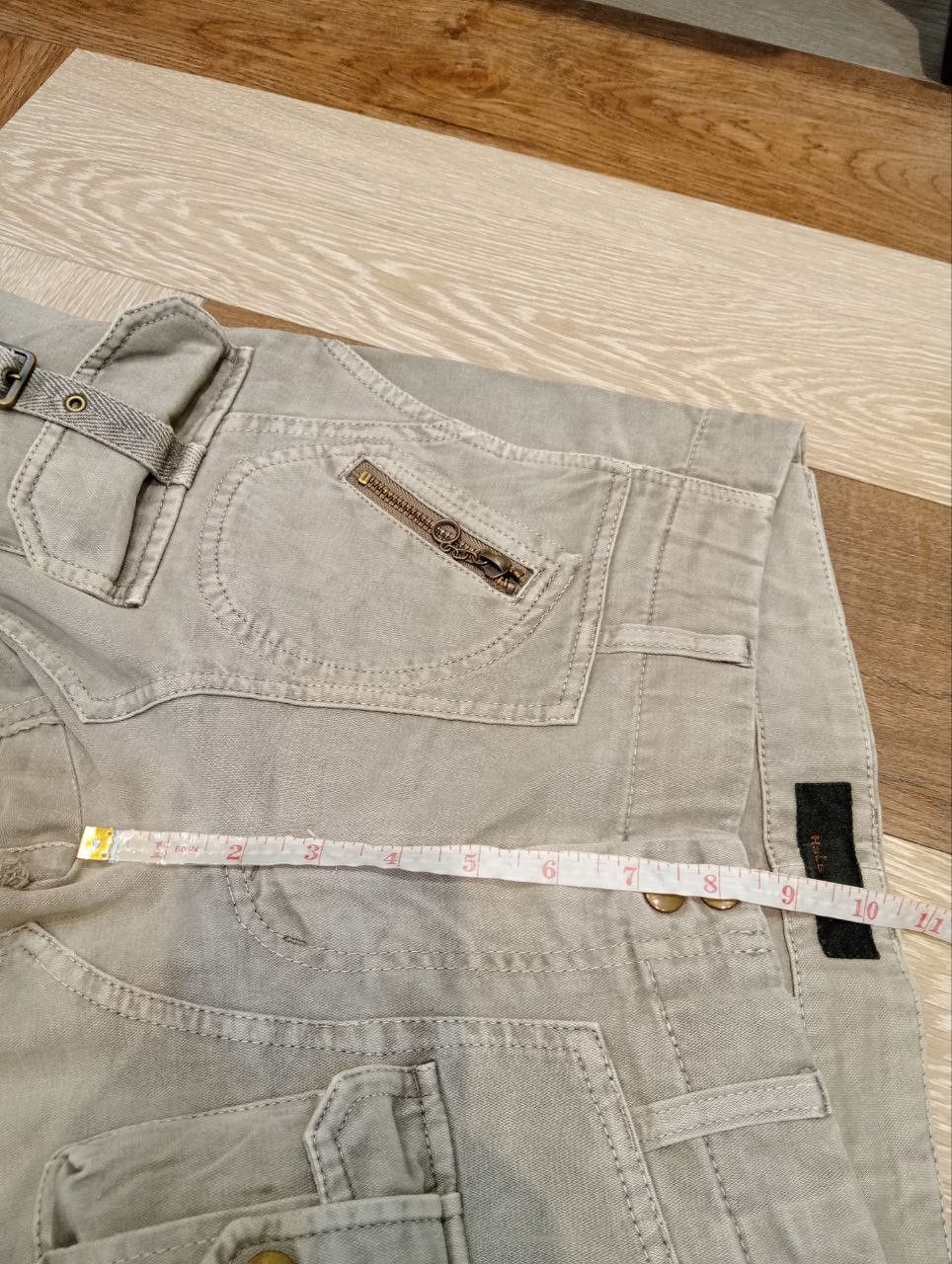 Japanese Brand HALB JAPAN MULTI-POCKET FLARED BANDAGE PANTS Size US 30 / EU 46 - 16 Thumbnail