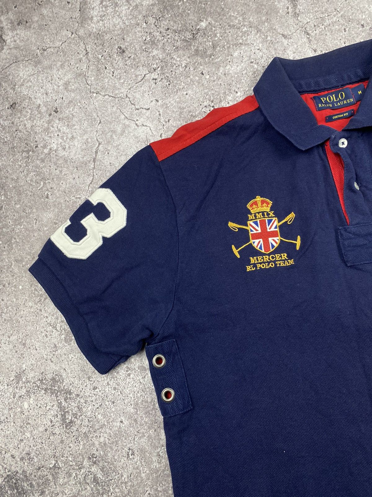 Other VINTAGE POLO RALPH LAUREN 🦍 BIG LOGO MERCER RUGBY POLO SHIRT Size US M / EU 48-50 / 2 - 4 Thumbnail