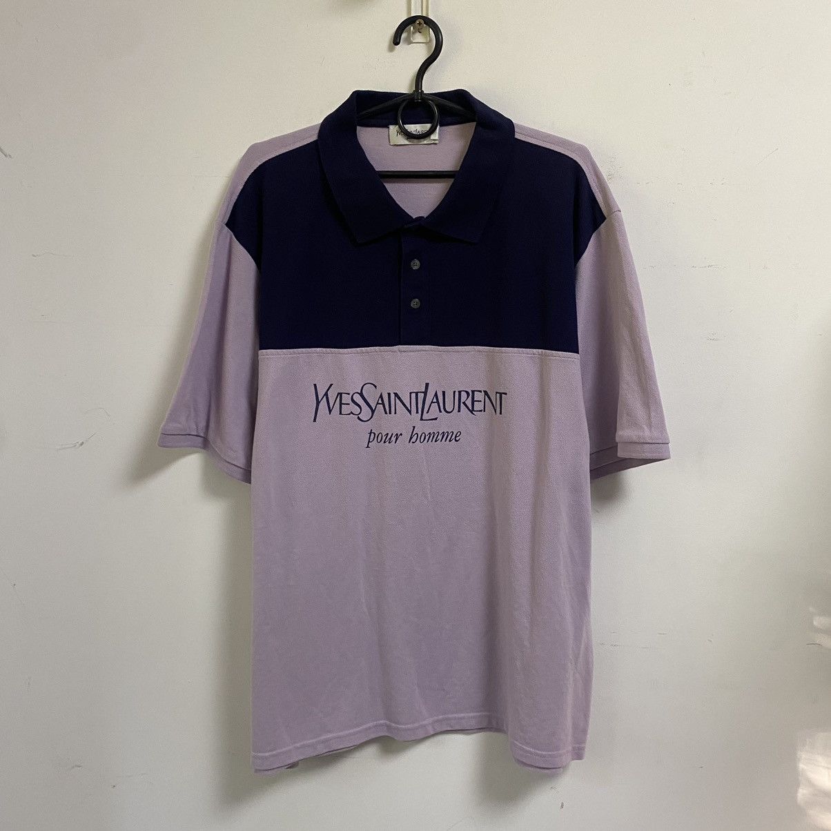Yves Saint Laurent Yves Saint Laurent Polo shirt Big Logo Y2k vintage Size US XL / EU 56 / 4 - 1 Thumbnail