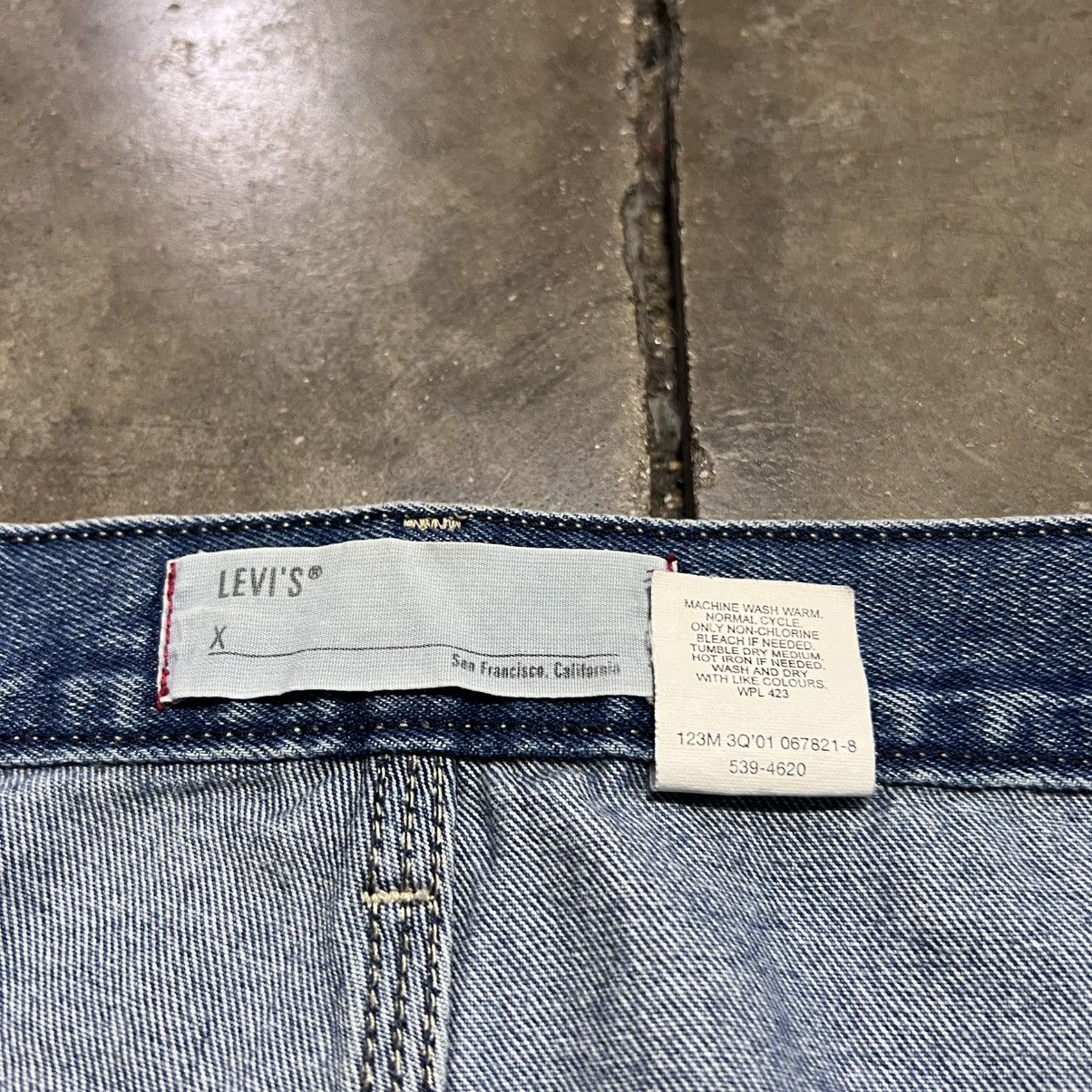 Levi's Vintage Levi Baggy Denim Carpenter Jeans Wide Leg Skater Y2K Size US 36 / EU 52 - 9 Thumbnail