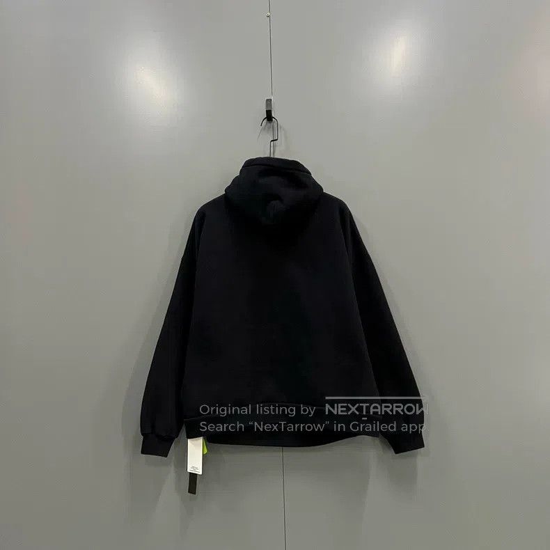 Balenciaga Balenciaga Black Printed Logo Hoodie Size US S / EU 44-46 / 1 - 2 Thumbnail