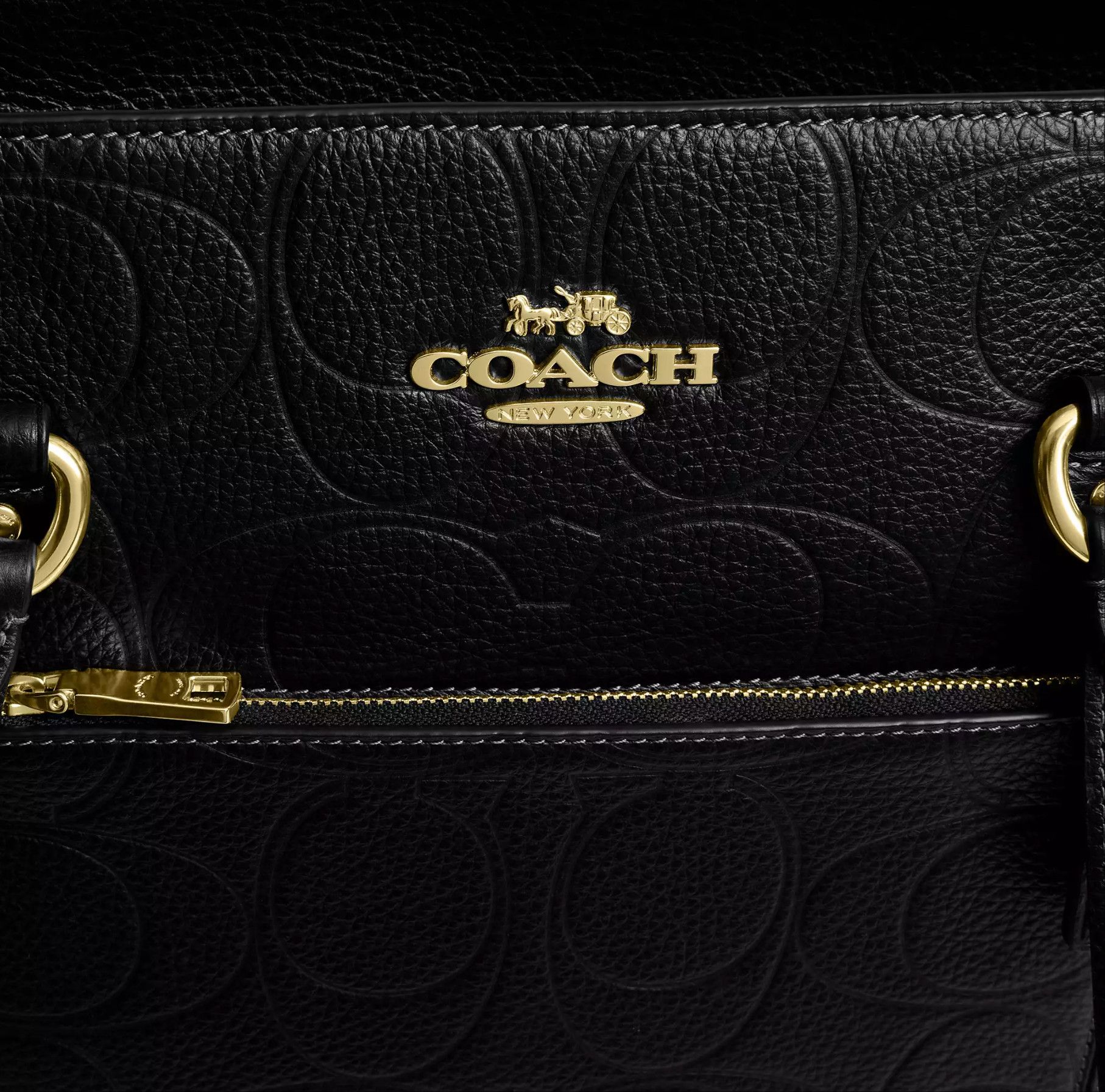 Station Tote Bag In Signature Leather CCD49