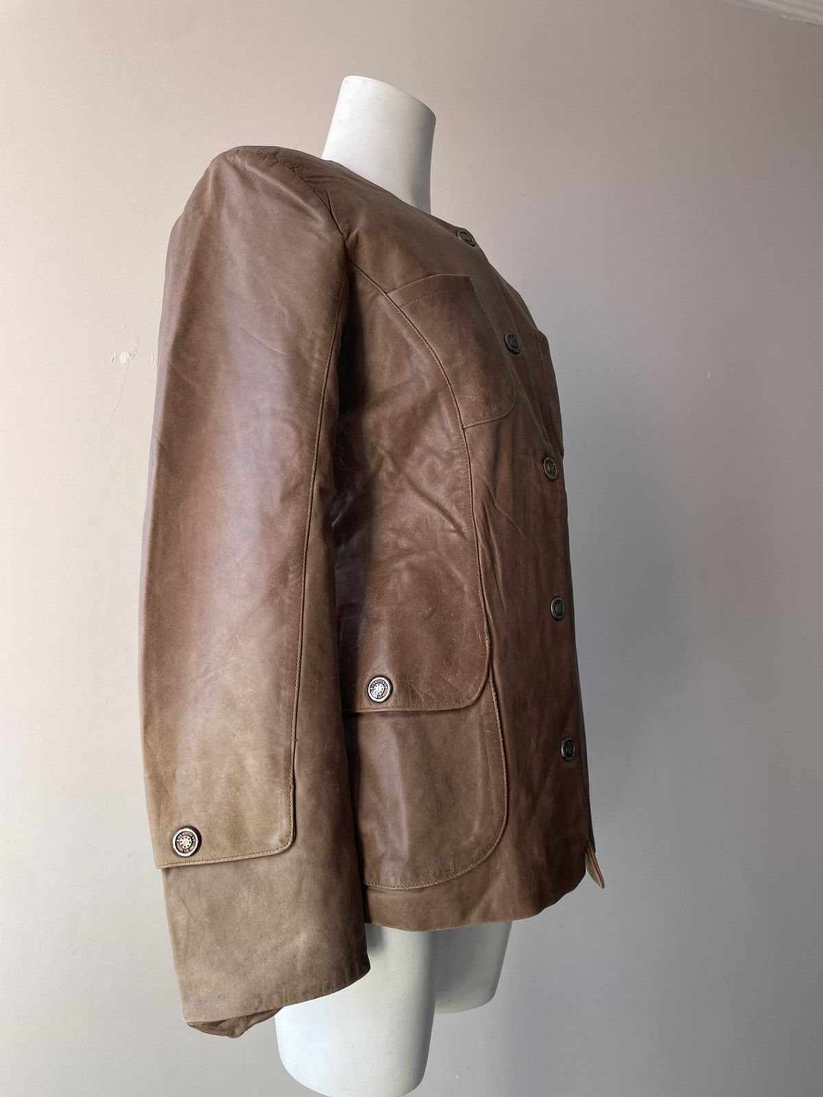 Vintage Vintage leather jacket Size L / US 10 / IT 46 - 11 Thumbnail