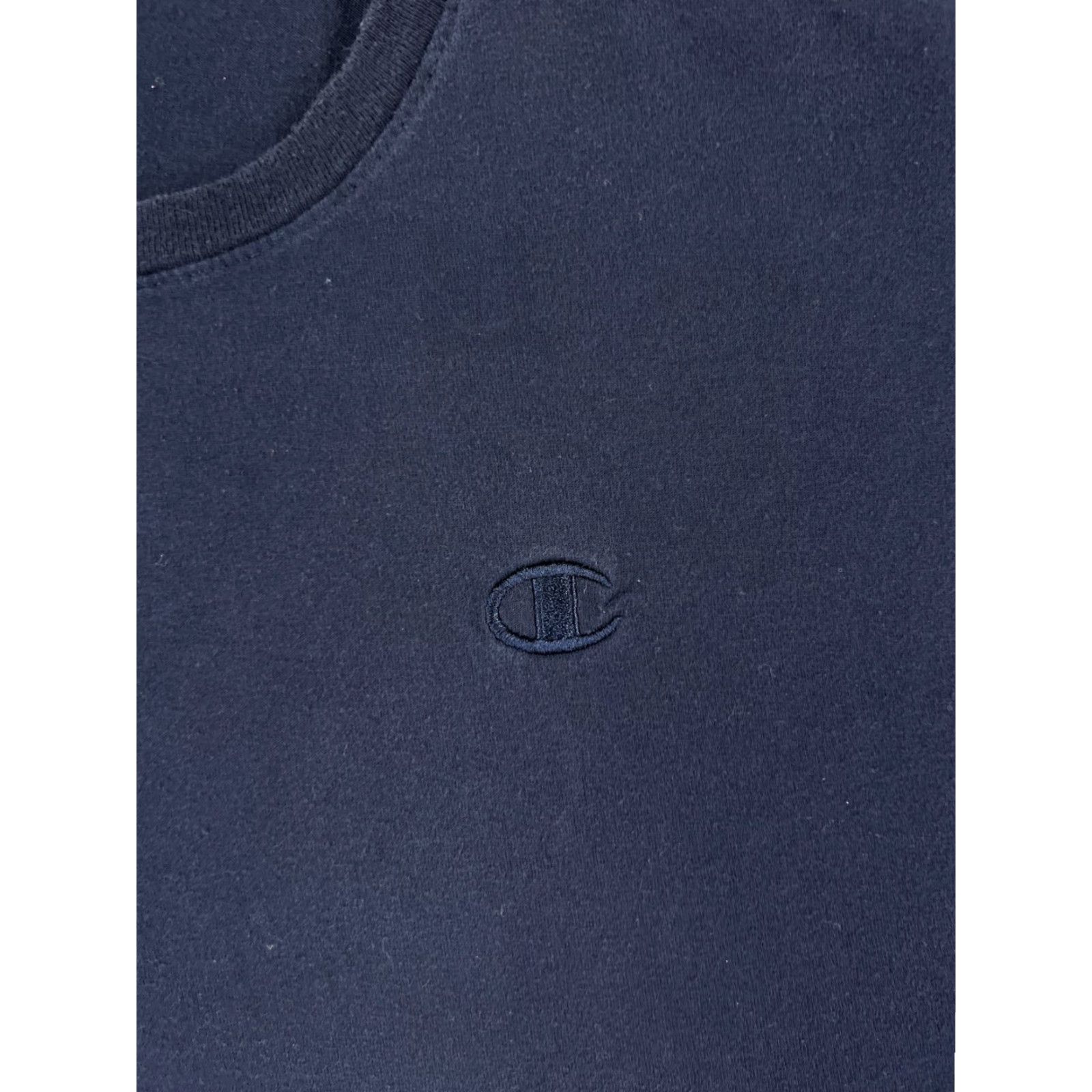 Champion Champion Shirt Mens XL Blue Crew Neck Short Sleeve 100% Cotton Sports Logo Retro All Seasons Breathable Athletic Men’s T-Shirt Size US XL / EU 56 / 4 - 3 Thumbnail